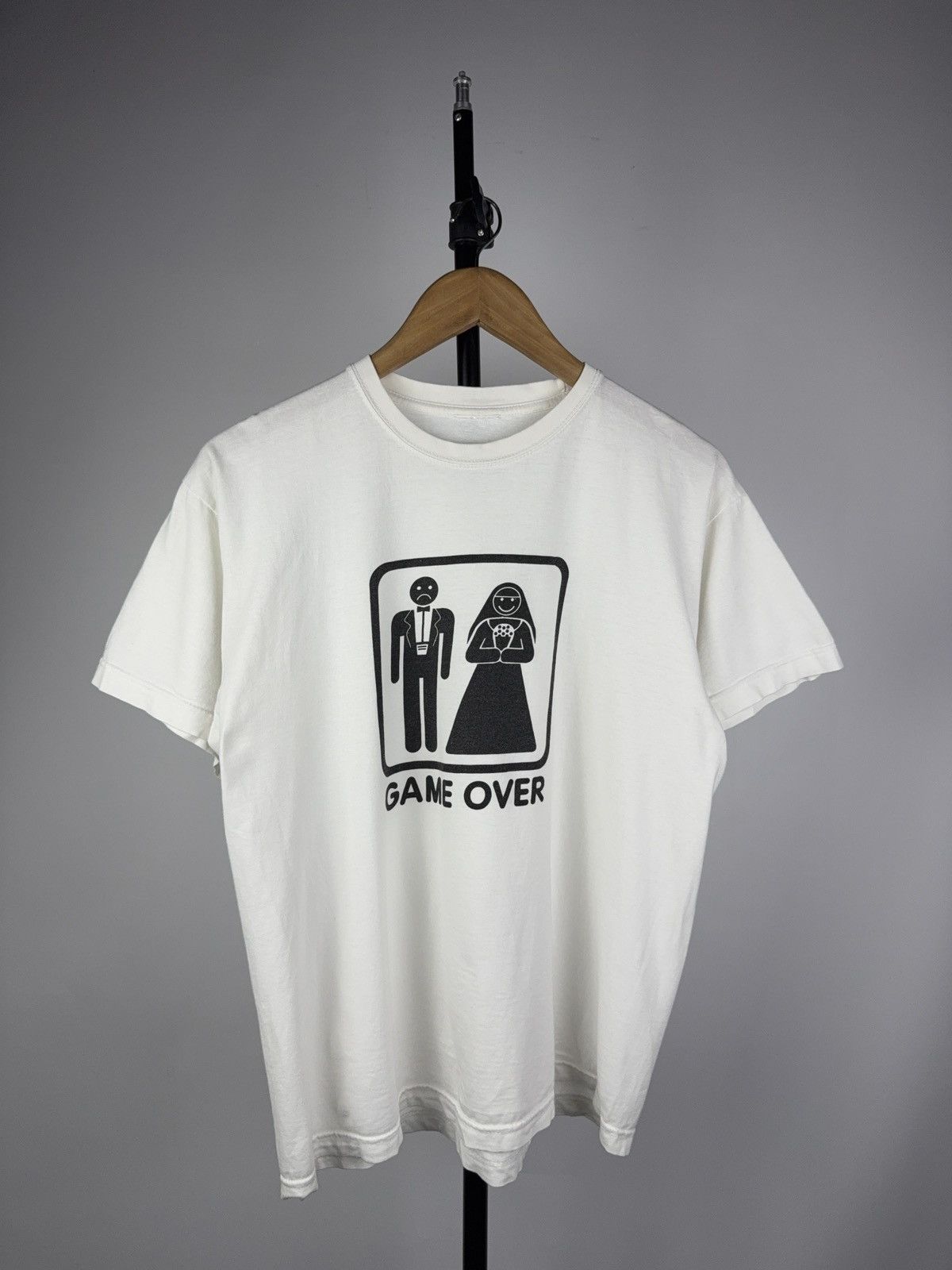 Vintage Vintage 00s Retro Game Over Logo Humor Funny T shirt Size US S / EU 44-46 / 1 - 1 Thumbnail