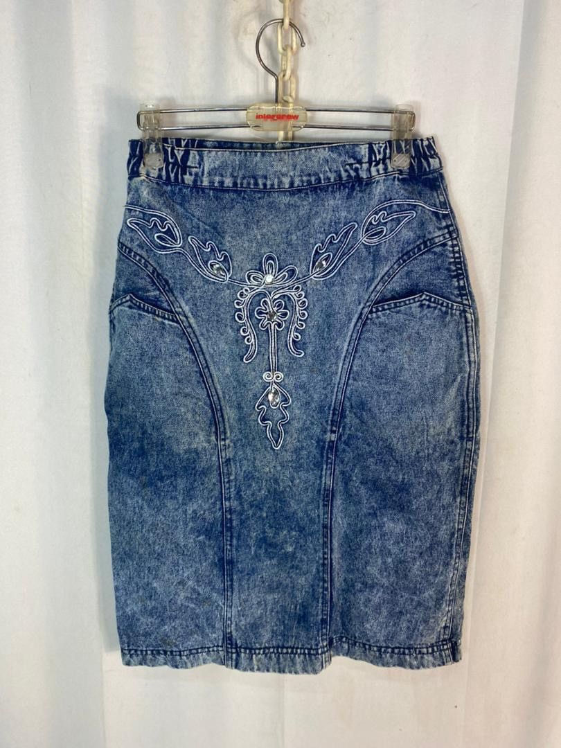 Other Best price 🔥Unbrand selvedge denim skirt size 27-28 Size 28" / US 6 / IT 42 - 12 Thumbnail