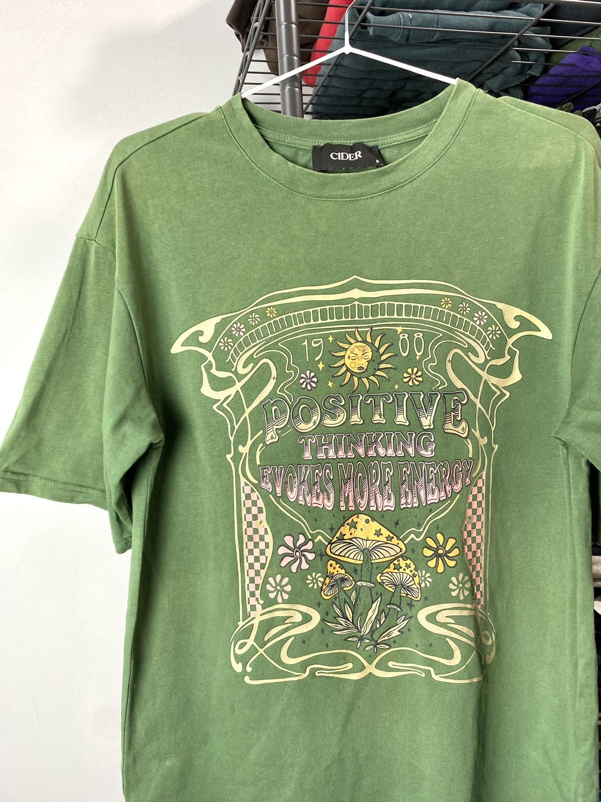 Band Tees 🍄 LSD Psychedelic Mushrooms T Shirt Open Your Mind Size US S / EU 44-46 / 1 - 2 Thumbnail