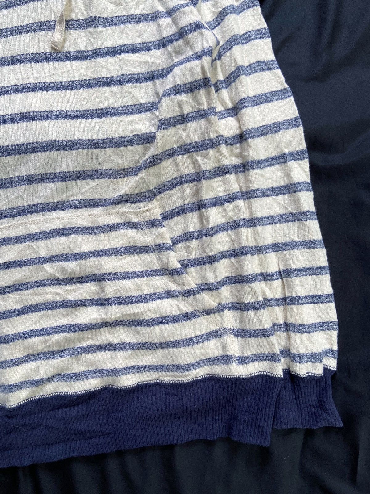 Japanese Brand JAPANESE OFF SHORE STRIPED HOODIE Size US XL / EU 56 / 4 - 5 Thumbnail