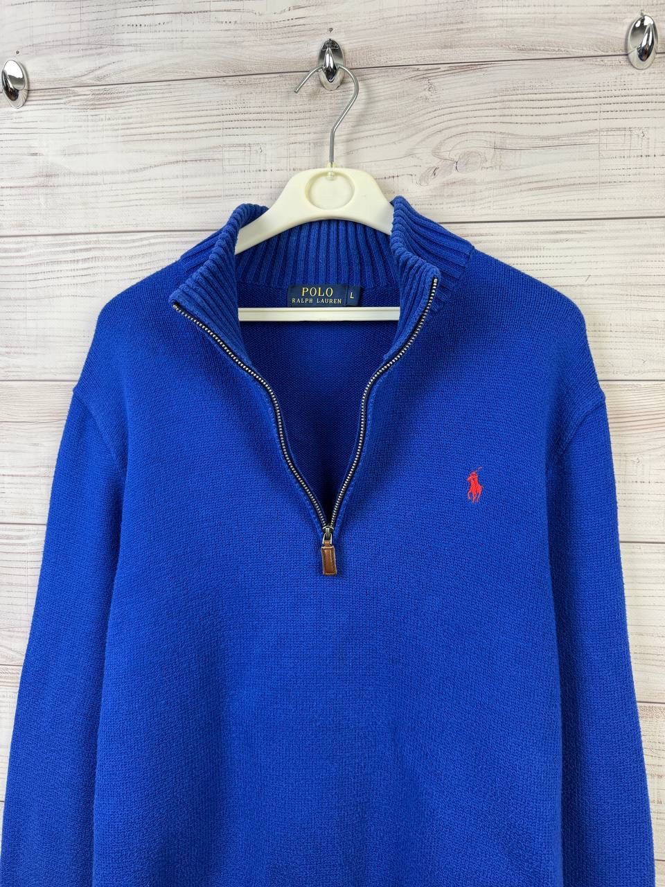 Polo Ralph Lauren Vintage Polo Ralph Lauren 1/3 Zip Sweater Size US L / EU 52-54 / 3 - 6 Thumbnail