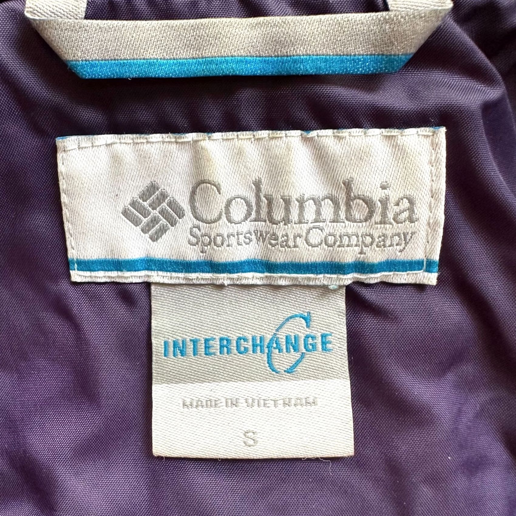 Vintage Columbia Jacket Womens Small Interchange Blue Lined Full Zip Pockets Winter Jacket Size S / US 4 / IT 40 - 5 Thumbnail