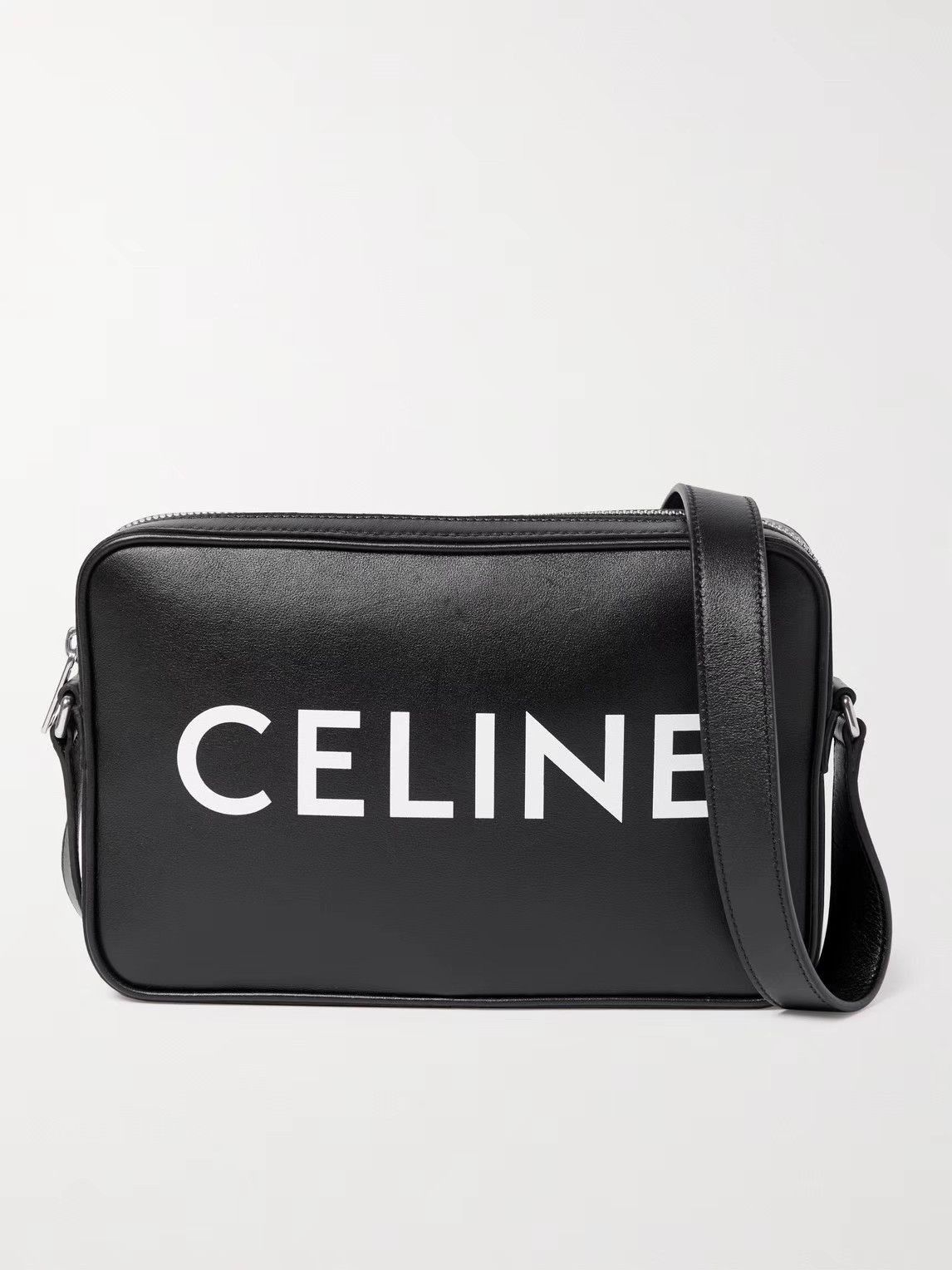 Celine Black Leather Crossbody Bag with Logo Size ONE SIZE - 1 Thumbnail