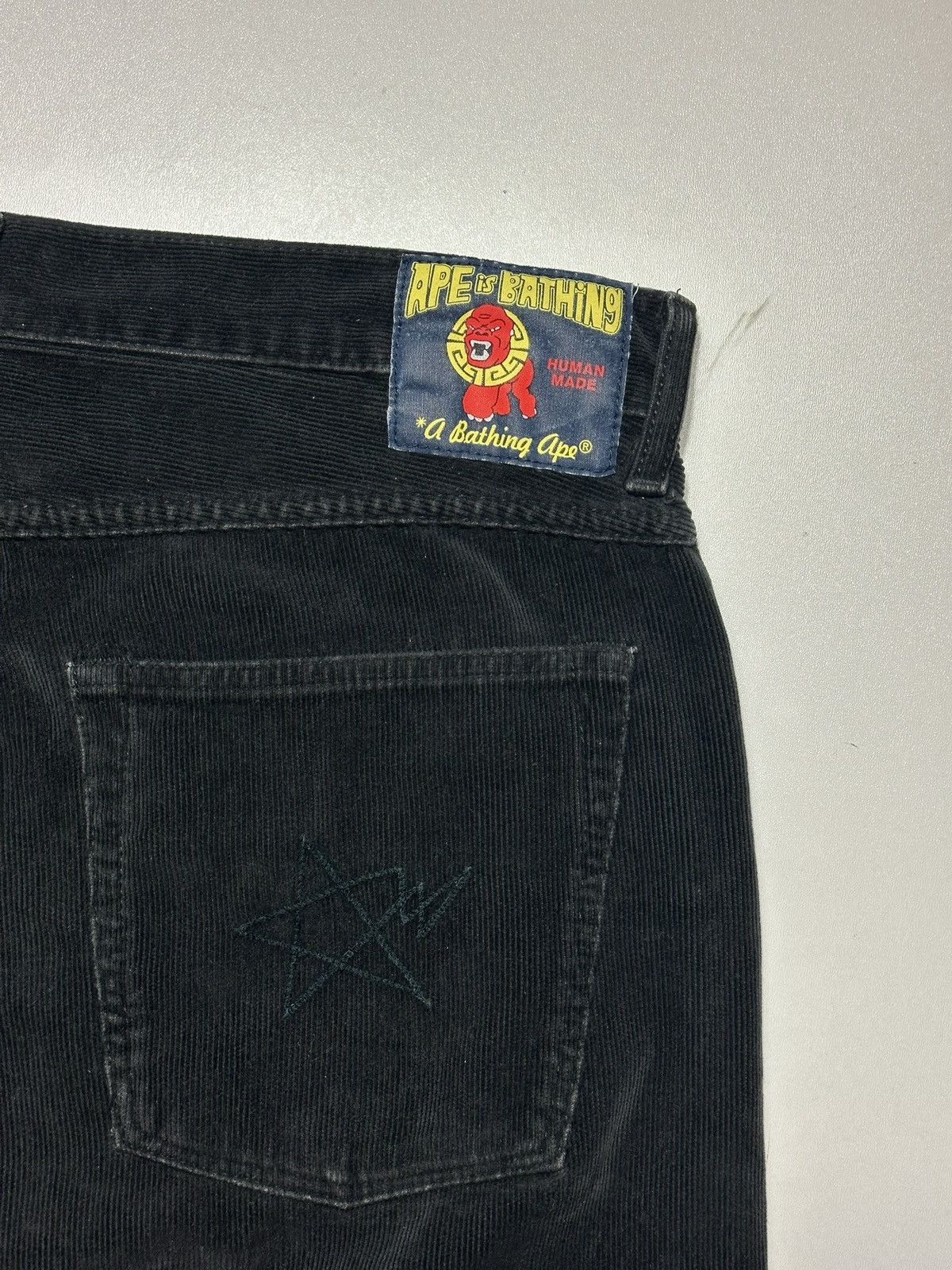 Bape Vintage Bape Croduroy Bapesta Pants Size US 32 / EU 48 - 3 Thumbnail