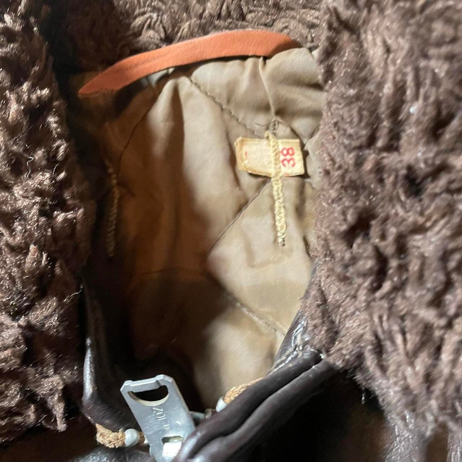 Harley Davidson Vintage 70s Harley Davidson Leather Bomber Fur Collar Size US M / EU 48-50 / 2 - 3 Thumbnail