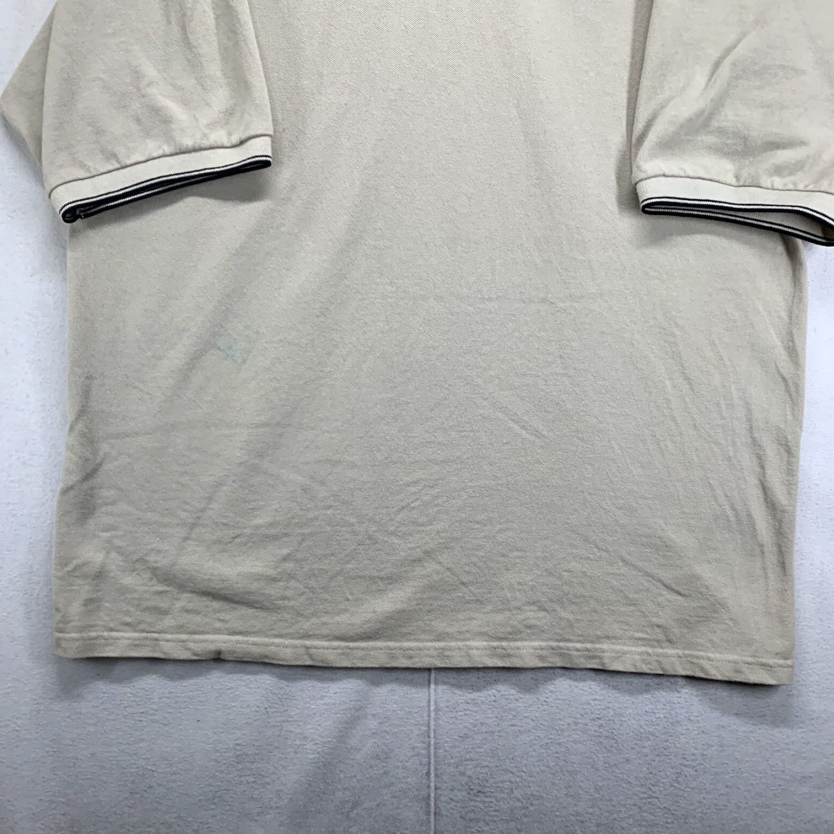 Gildan VINTAGE Gildan Polo Shirt Fire Department Fire Co. Roseto PA Men XL Beige Polo Shirt 100% Cotton Canvas Firefighter 90s/Fireman Golf Walking Mens Size US XL / EU 56 / 4 - 7 Thumbnail