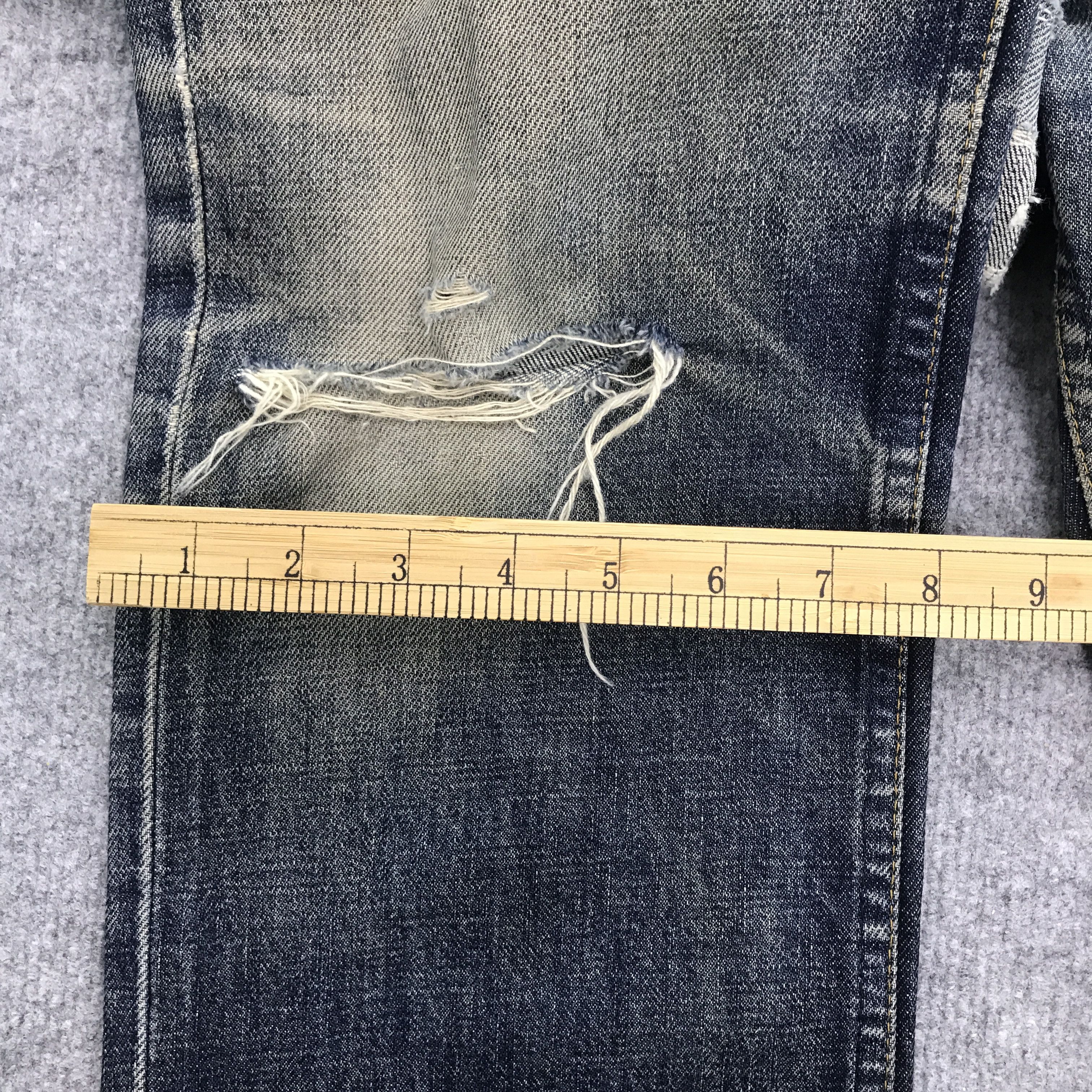 Helmut Lang × Vintage RARE🔥Helmut lang distressed denim pants Size US 30 / EU 46 - 10 Thumbnail