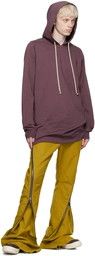 Rick Owens o1y0325 Hoodie in Burgundy Size US S / EU 44-46 / 1 - 4 Thumbnail