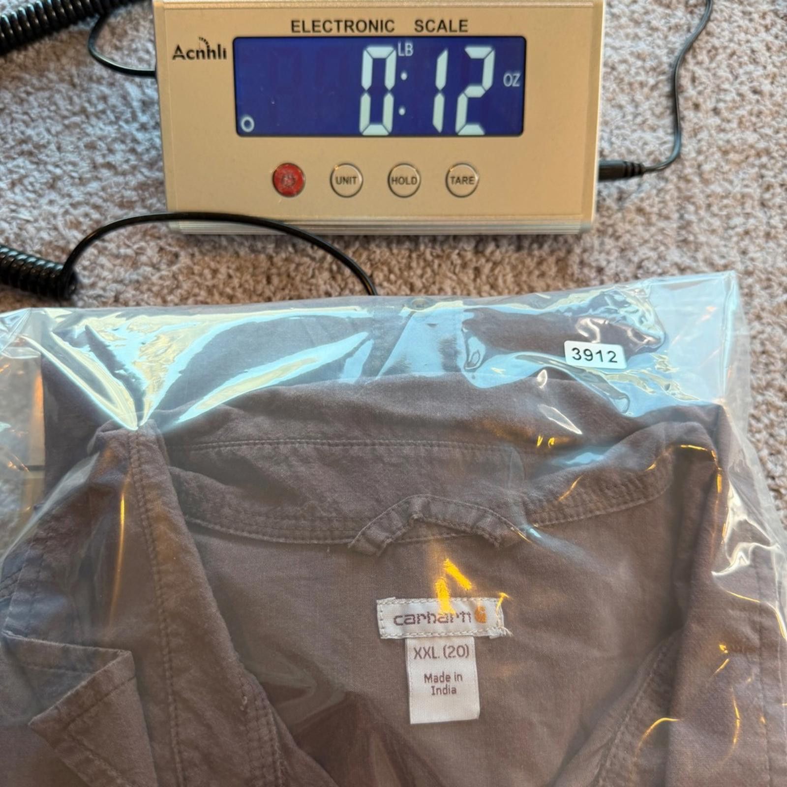 Carhartt Carhartt Womens Brown Button Down Work Shirt XXL 20 Roll Tab Size 3XL / US 20-22 - 6 Thumbnail