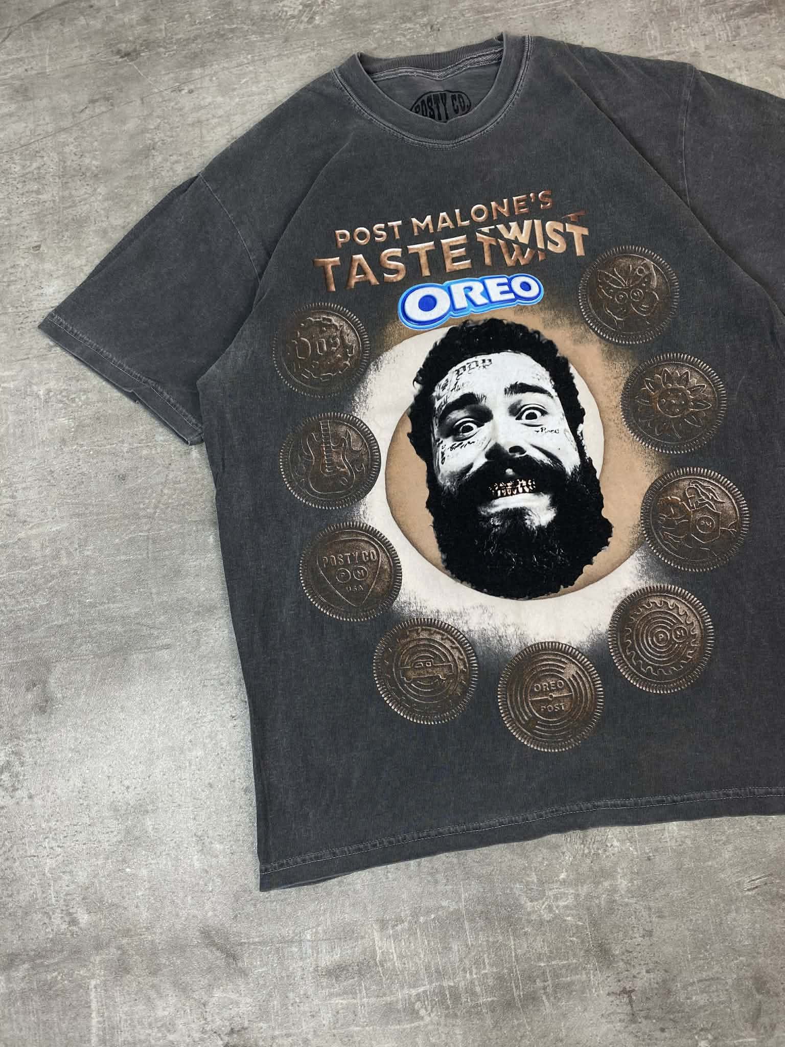 Vintage Post Malone Oreo Washed T-shirt Size M Size US M / EU 48-50 / 2 - 2 Thumbnail