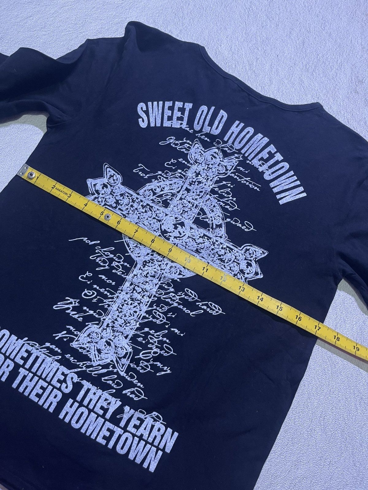 Japanese Brand Y2K HIT CONNECTION long sleeve tshirt cross motif Size US M / EU 48-50 / 2 - 11 Thumbnail