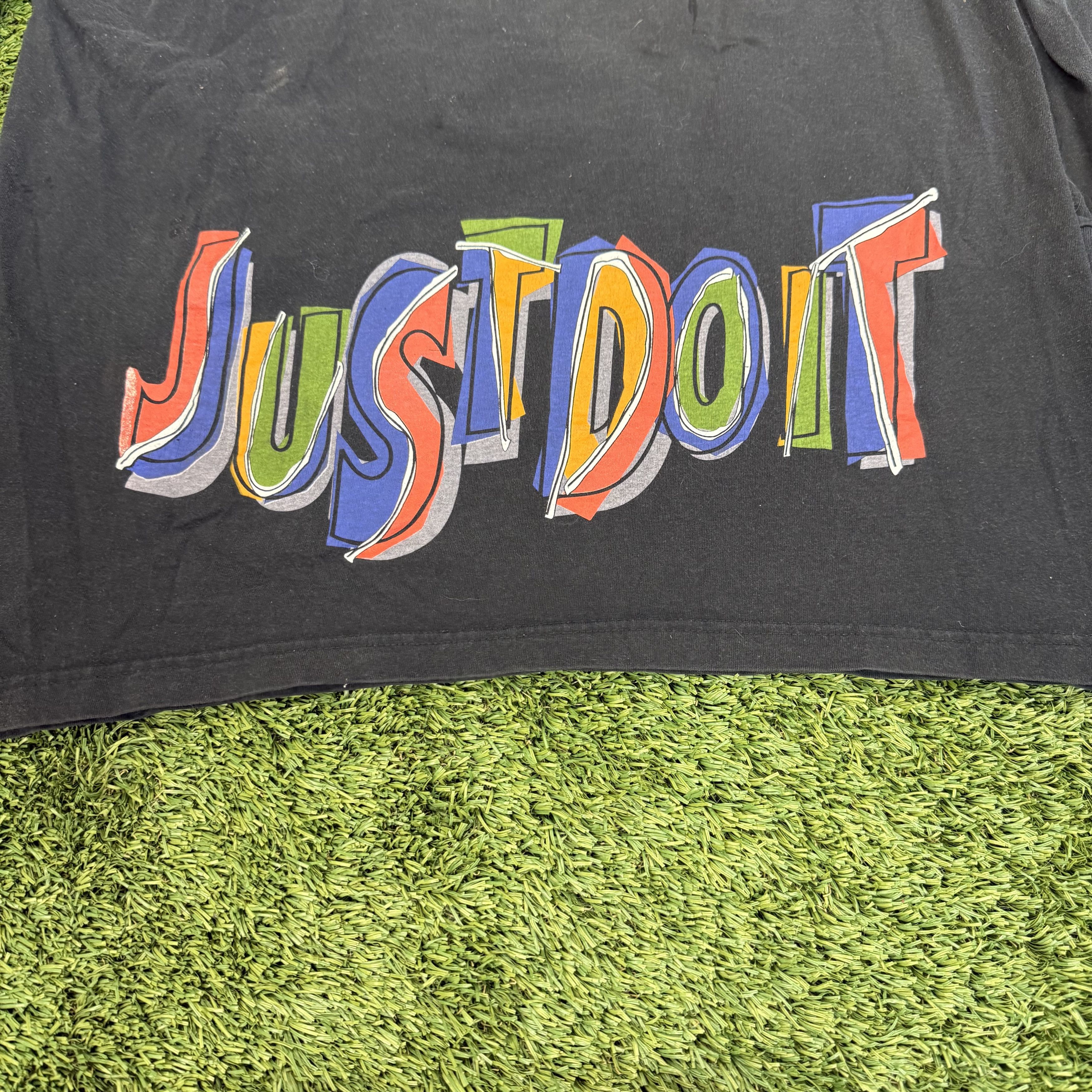 Nike Nike Vintage "Just Do It" Graphic Sweatshirt Pullover 90's Size US L / EU 52-54 / 3 - 5 Thumbnail