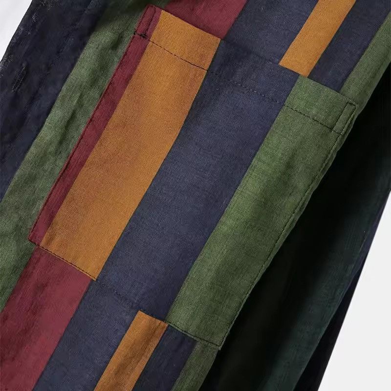 Japanese Brand Colorful Vertical Stripes Loose Long Sleeve Shirt Size US L / EU 52-54 / 3 - 4 Thumbnail