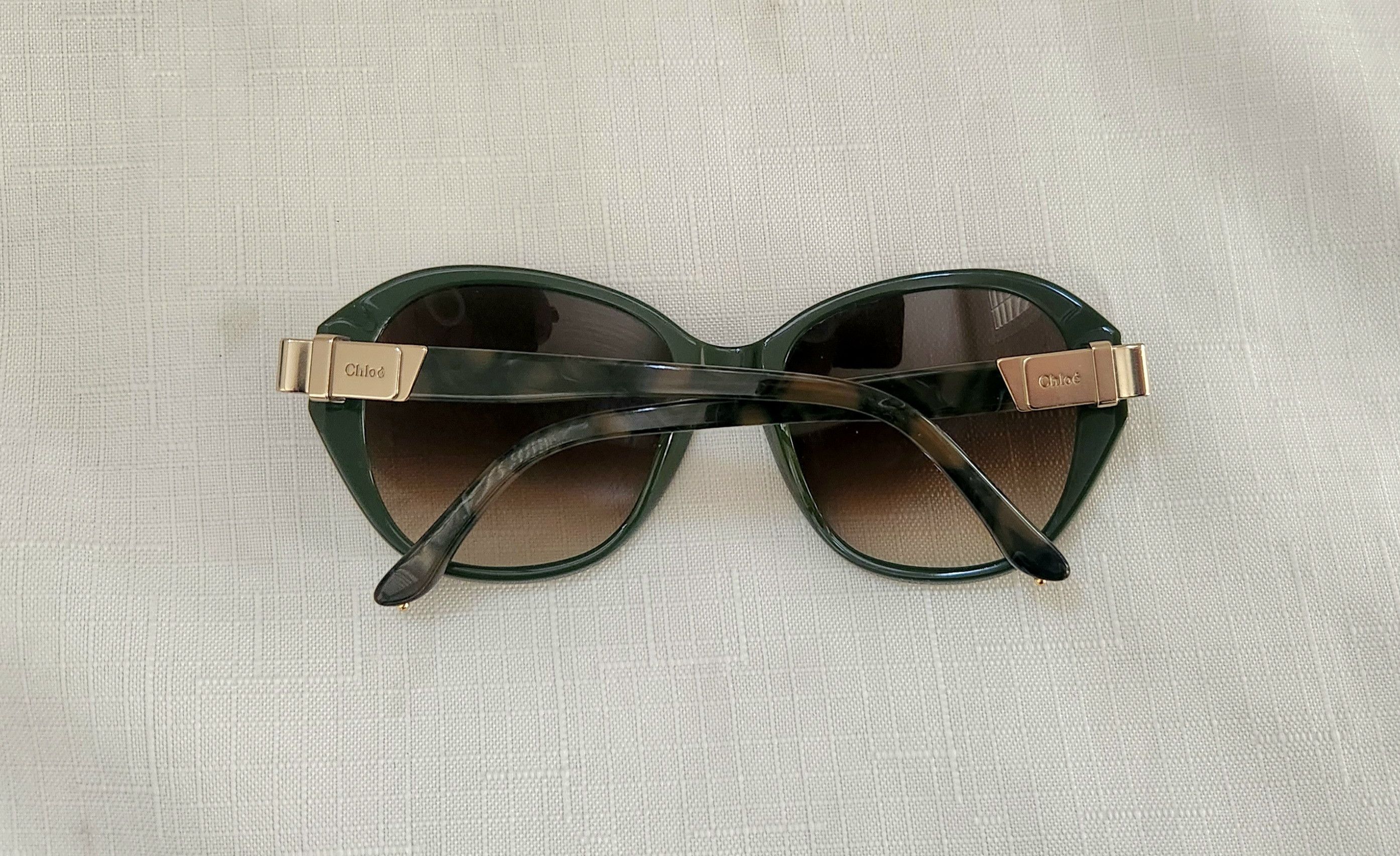 Chloe Chloe Green Brown Gradient Frame Sunglasses CL 2261 C04 140 Size ONE SIZE - 12 Thumbnail
