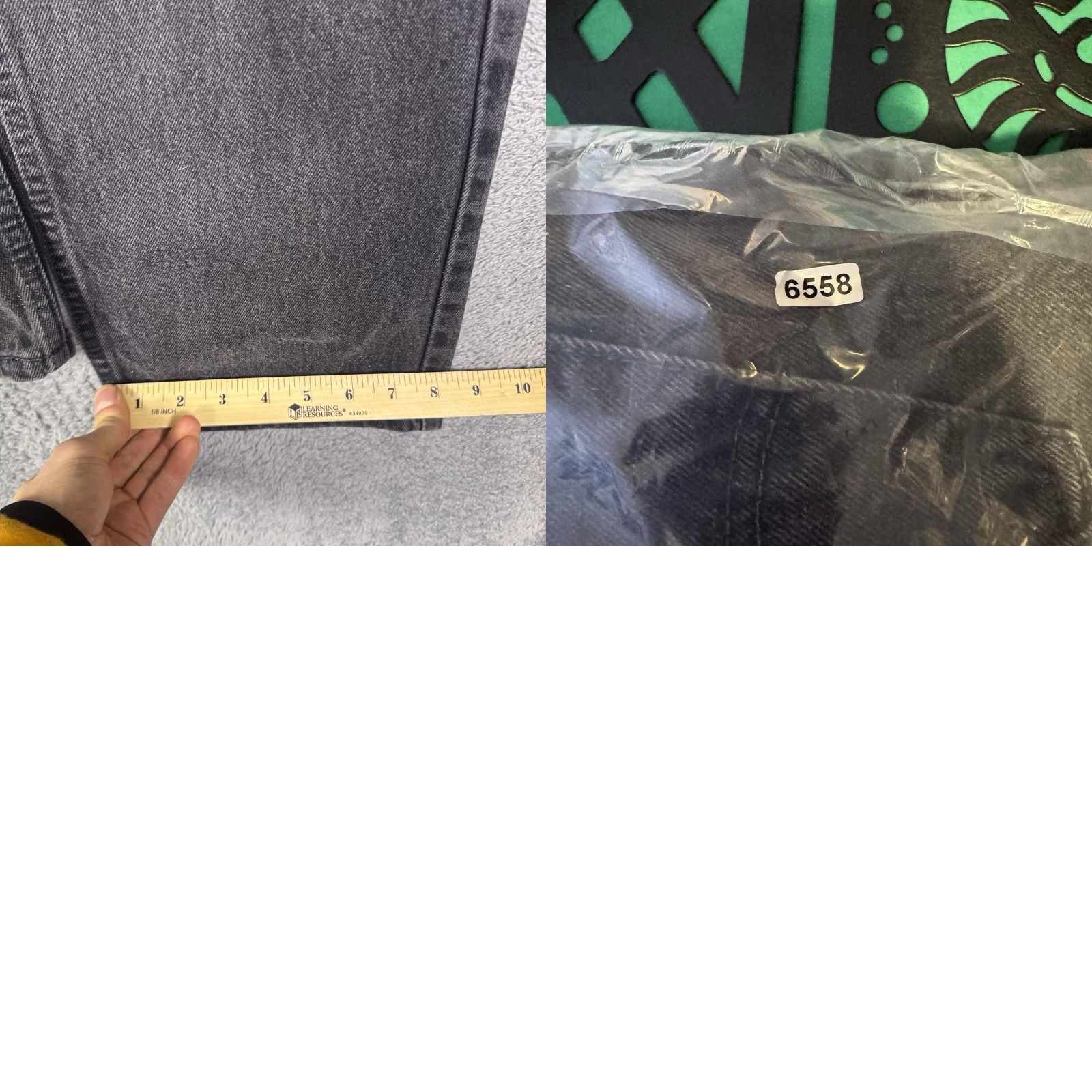 Levi's VINTAGE Levi's 505 Jeans Mens Straight Regular 40x32 Black Charcoal USA 90s Men Size US 40 / EU 56 - 9 Thumbnail