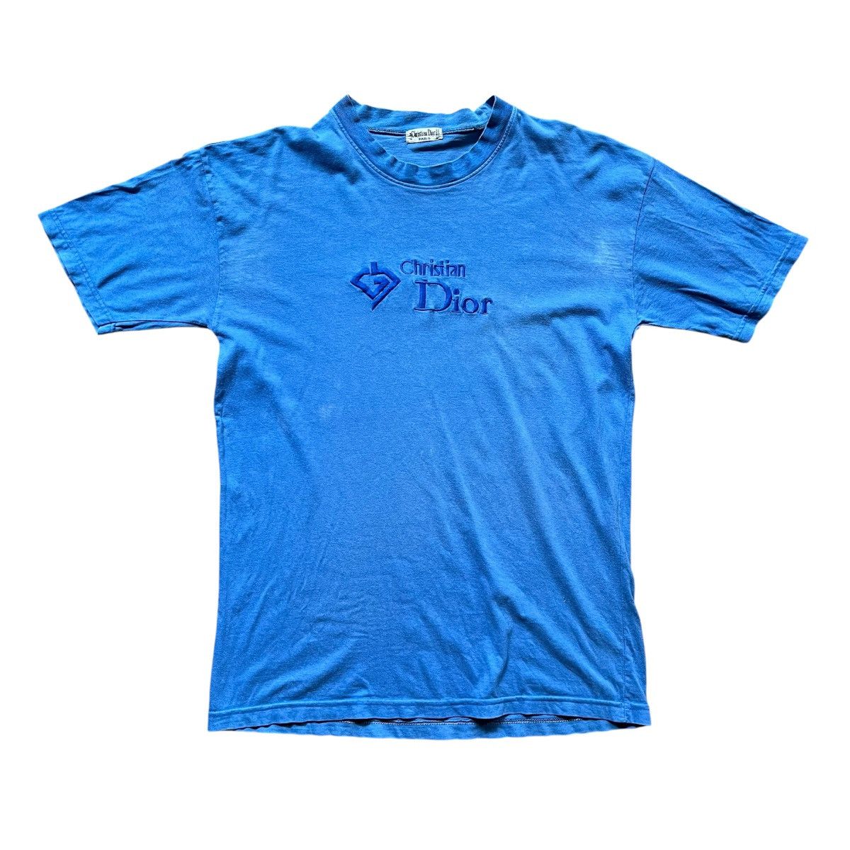 Christian Dior Monsieur Vintage Christian Dior Embroidered Tee Size US M / EU 48-50 / 2 - 1 Thumbnail
