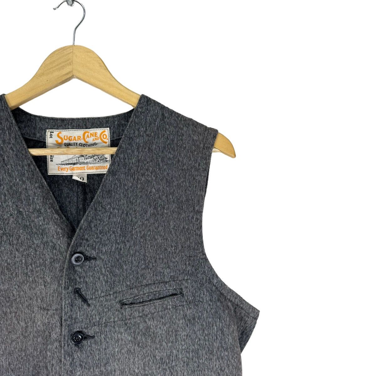 Sugar Cane ☀️SUGAR CANE TOYO ENT STAR DENIM VEST Size US M / EU 48-50 / 2 - 4 Thumbnail