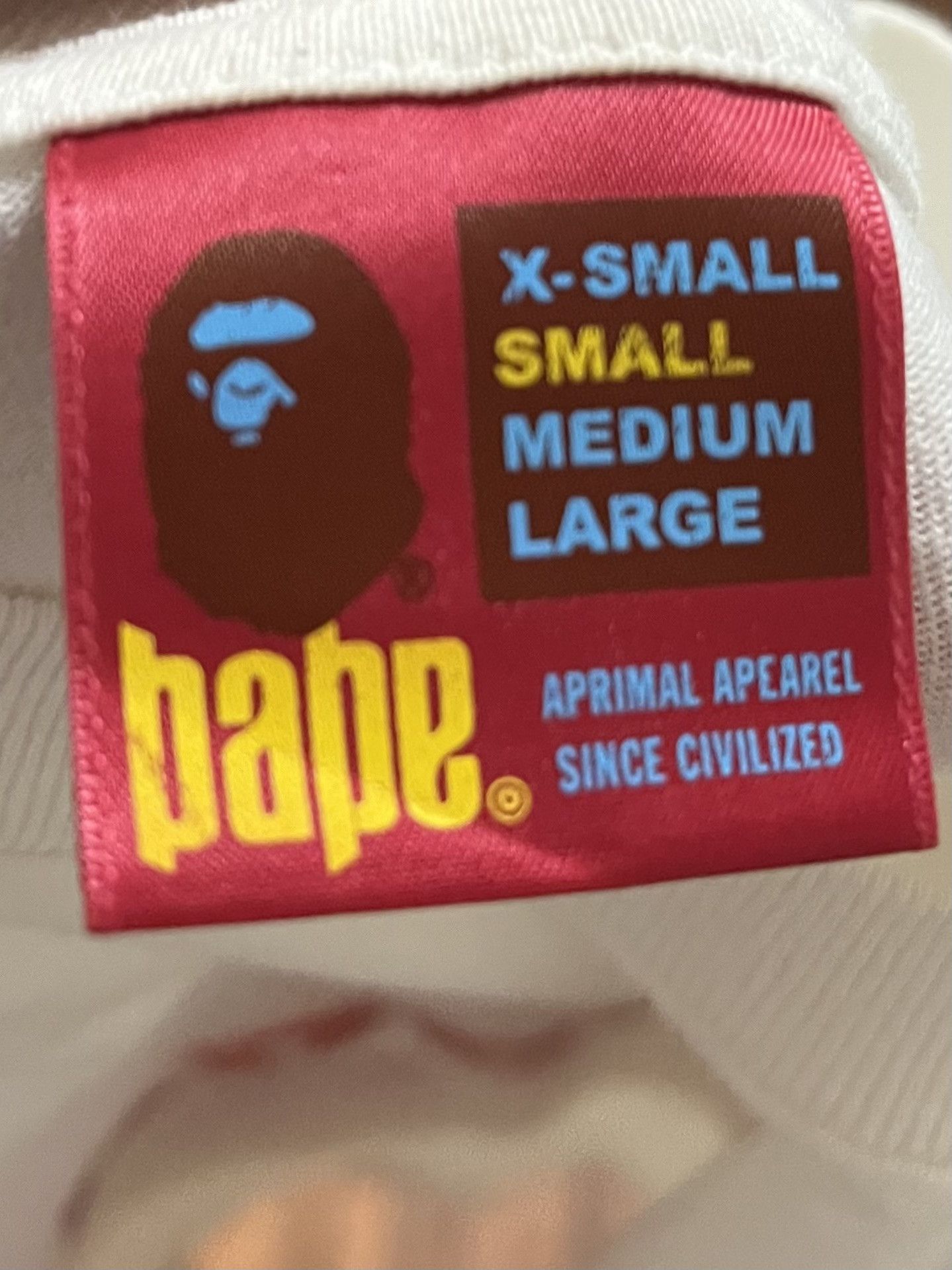 Bape Bape red camo tee shirt Size US S / EU 44-46 / 1 - 3 Thumbnail