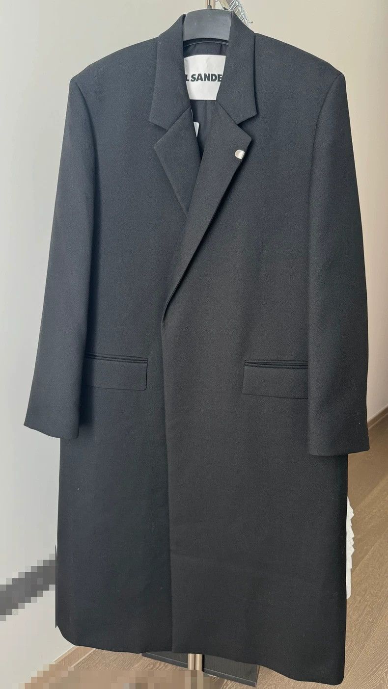 Jil Sander Jil Sander wool coat Size L / US 10 / IT 46 - 1 Thumbnail