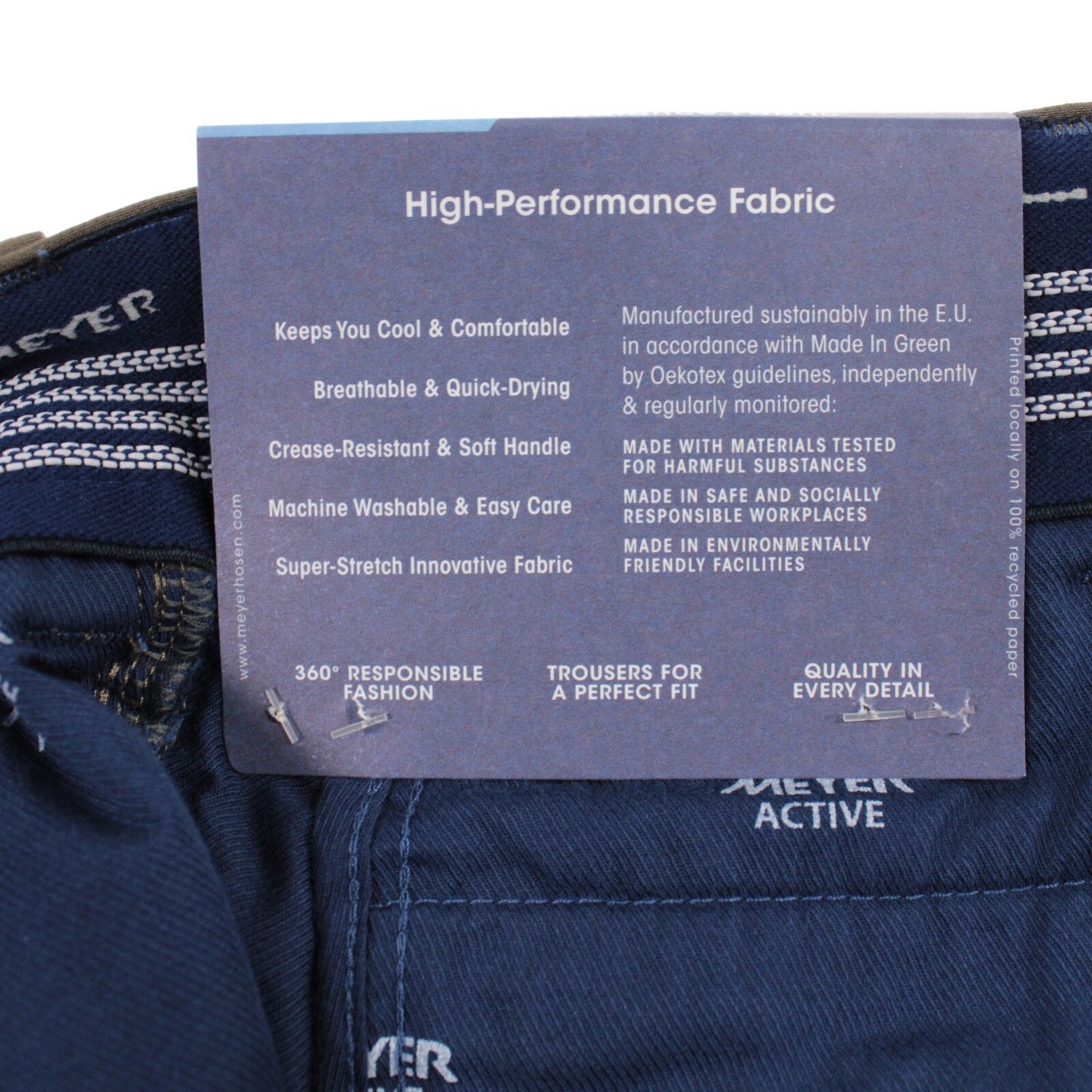 Other Meyer New with tags Chinos Size 34 US In Green Size US 34 / EU 50 - 5 Thumbnail