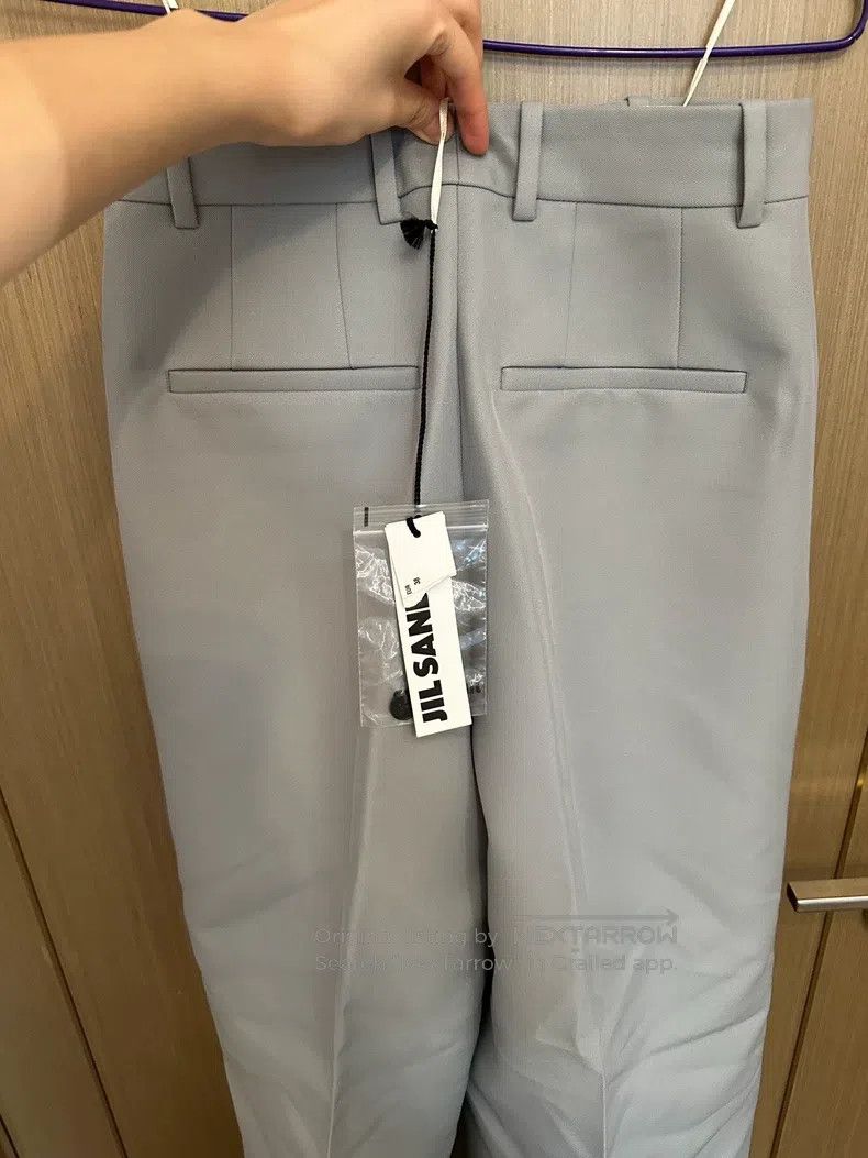 Jil Sander Jil Sander size 38 Gray straight-leg suit pants Size 23" - 6 Thumbnail