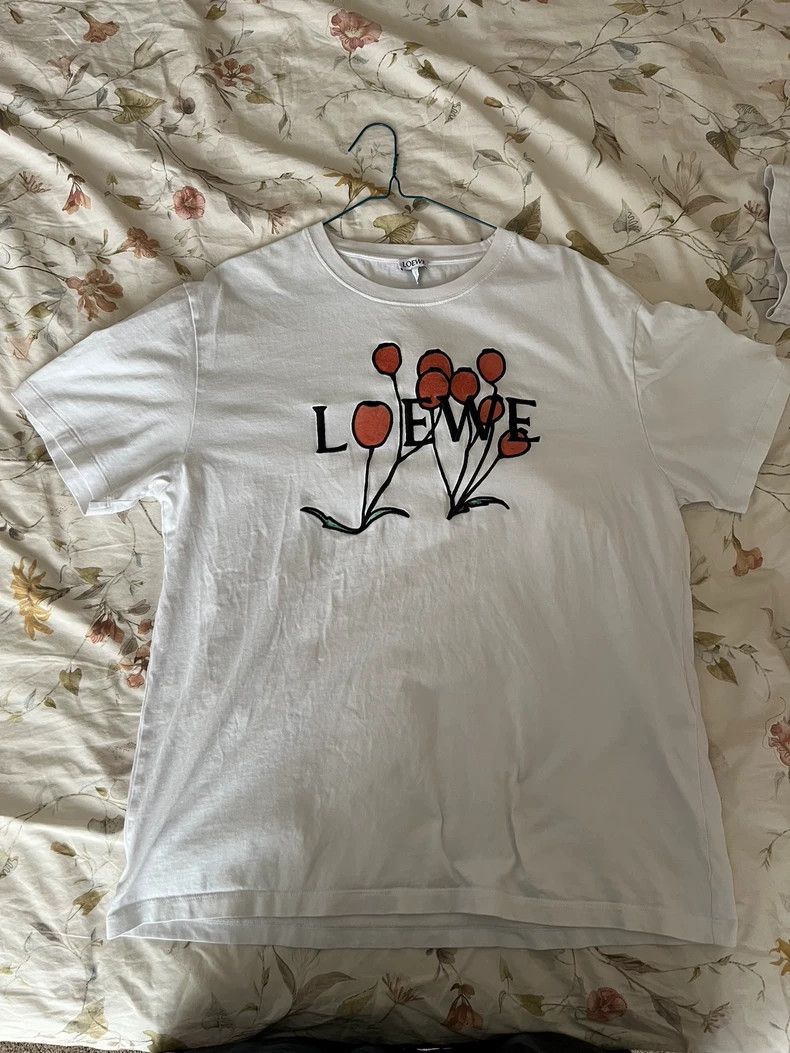 Loewe LOEWE White T-shirt Size US M / EU 48-50 / 2 - 2 Thumbnail