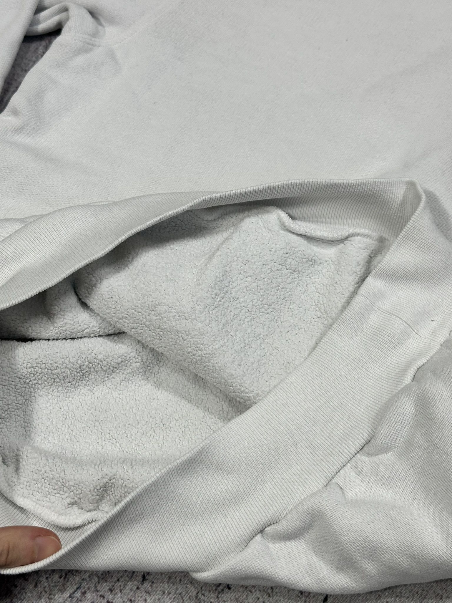 Balenciaga Balenciaga Sweatshirt Track Back Logo White Hoodie size S Size US M / EU 48-50 / 2 - 6 Thumbnail