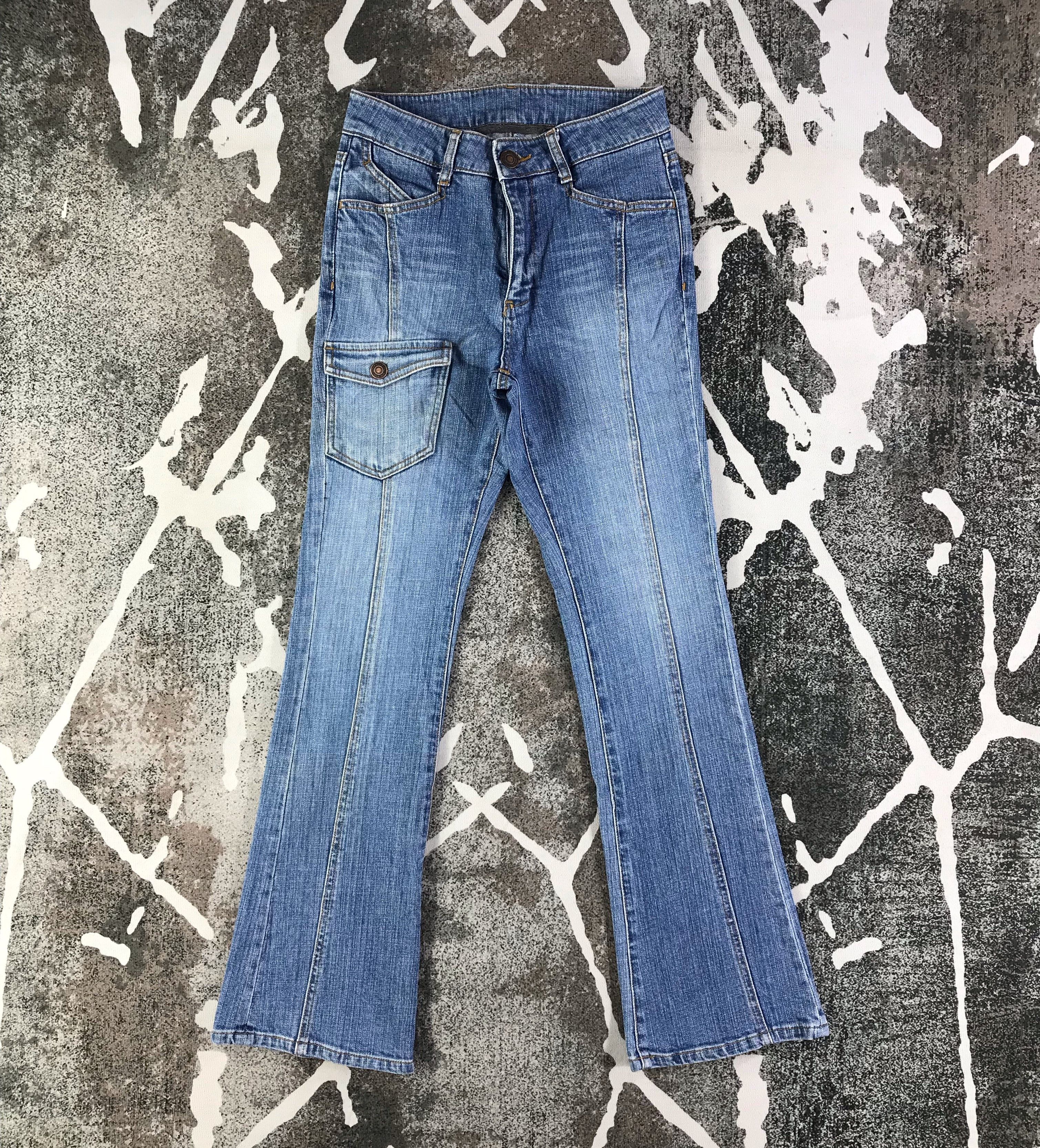Japanese Brand Japanese Bush Pants Jeans Flare Denim KJ1537 Size 27" / US 4 / IT 40 - 1 Thumbnail