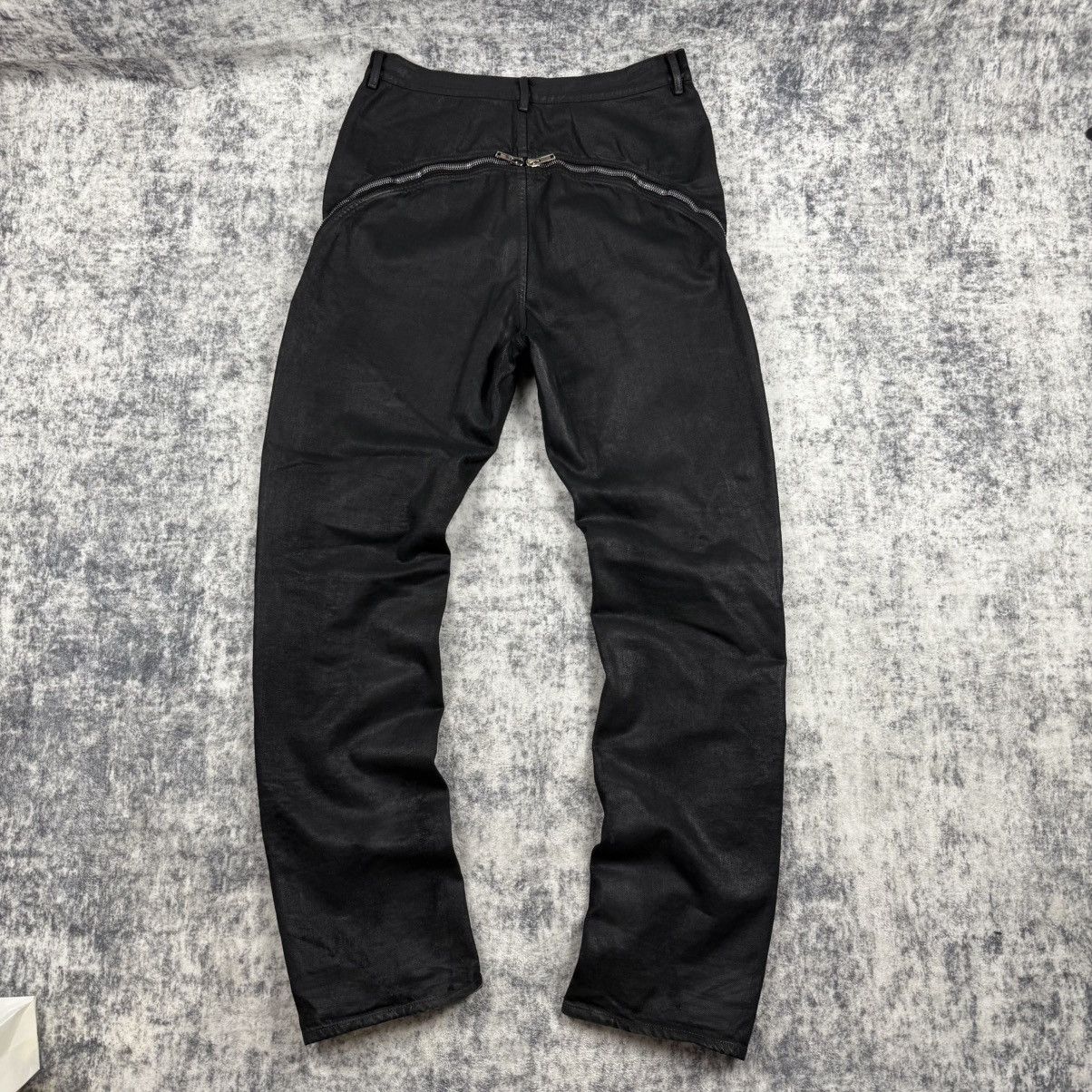 Rick Owens Rick Owens Bolan Banana High Slim Fit Waxed ‘Black’ Jeans Size US 34 / EU 50 - 3 Thumbnail
