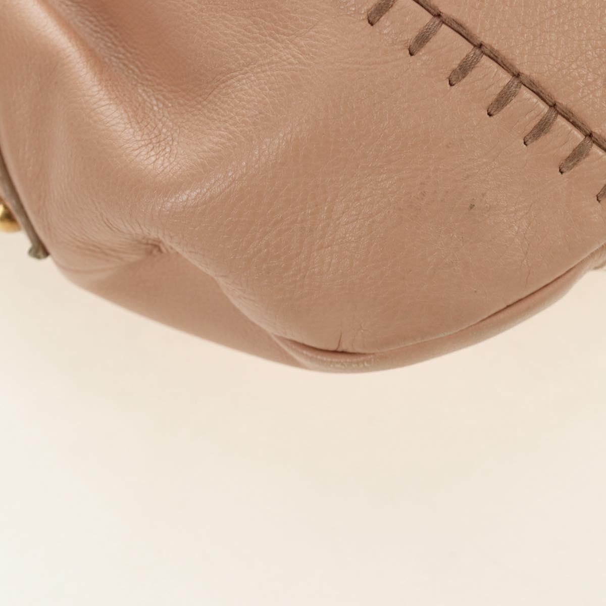 Saint Laurent Paris SAINT LAURENT Mombasa Shoulder Bag Leather Pink Gold Auth Size ONE SIZE - 15 Thumbnail
