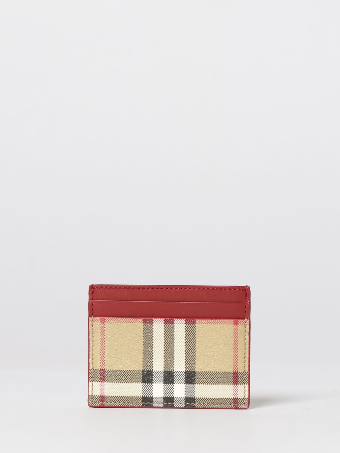 Burberry Burberry Wallet Woman Red Size ONE SIZE - 1 Thumbnail