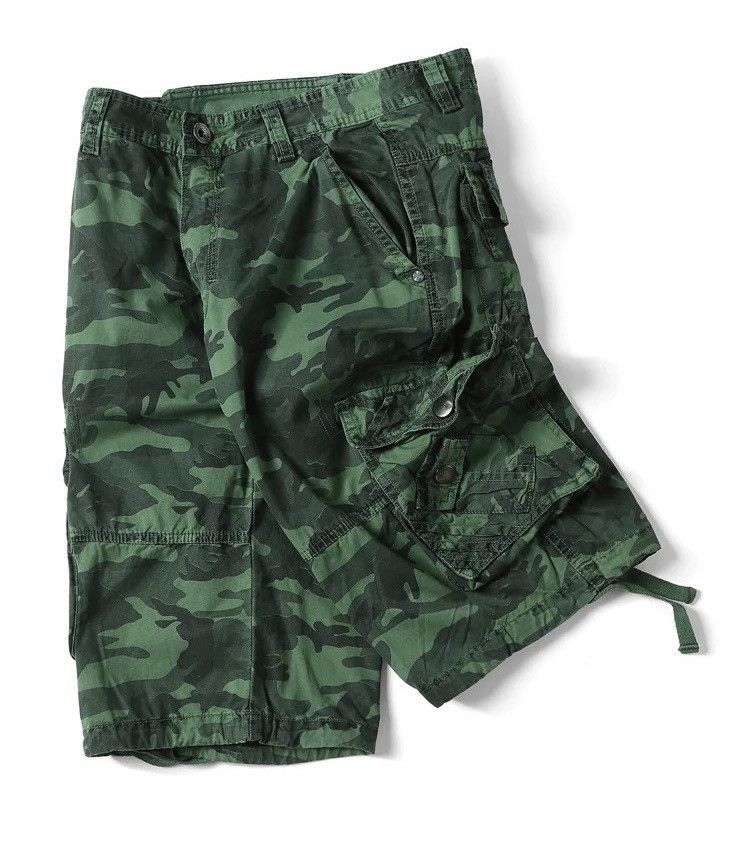 Japanese Brand Camouflage Cargo Shorts Size US 32 / EU 48 - 3 Thumbnail