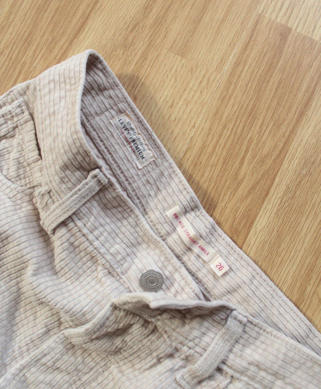 Levi's × Vintage 🔥 90s Levis Baggy Y2K Corduroy Premium Pants Velvet Vintage Size 26" / US 2 / IT 38 - 6 Thumbnail