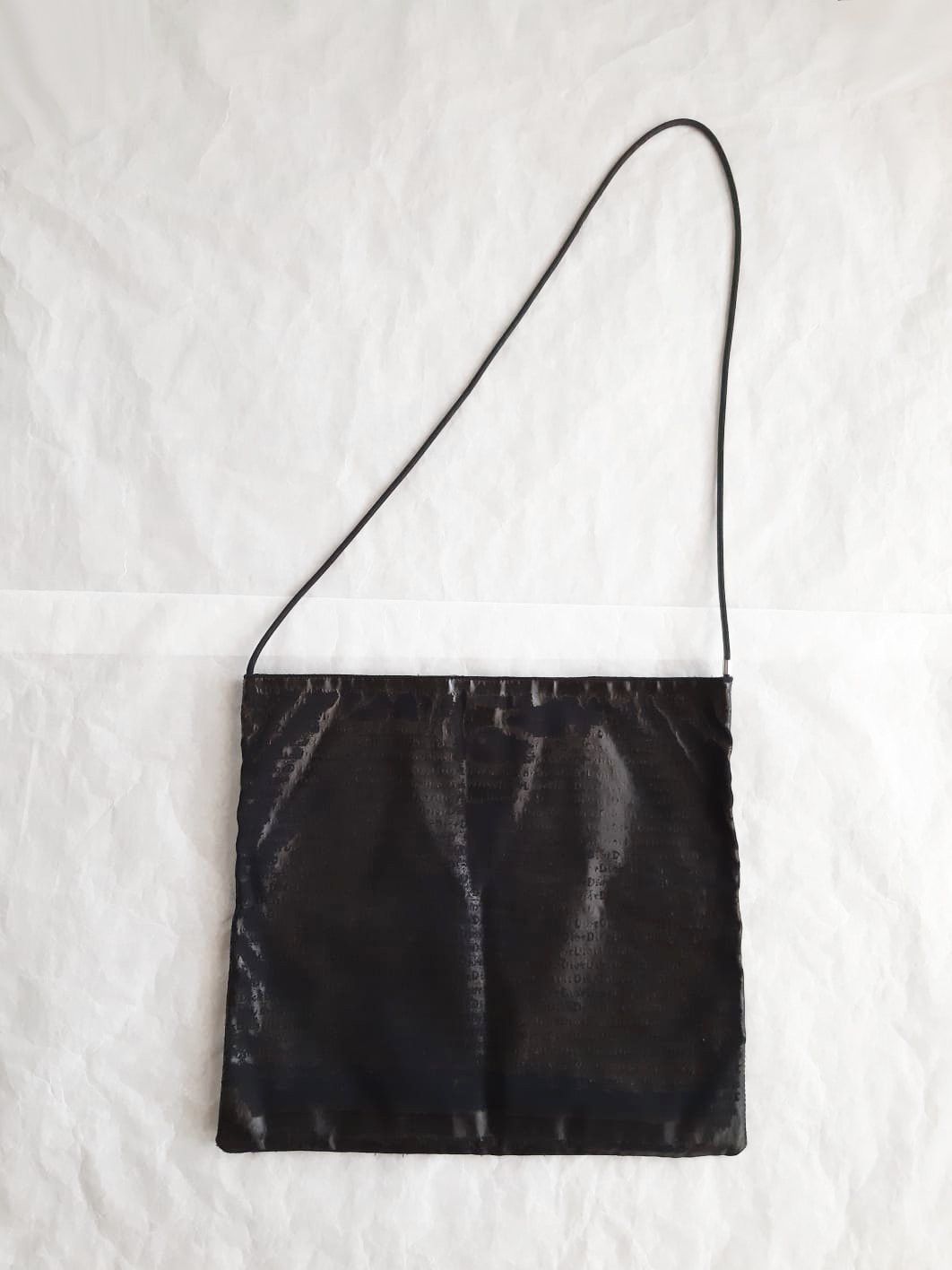Dior × Hedi Slimane Dior Homme FW03 "Luster" Waxed Monogram Canvas Tote Bag Size ONE SIZE - 4 Thumbnail