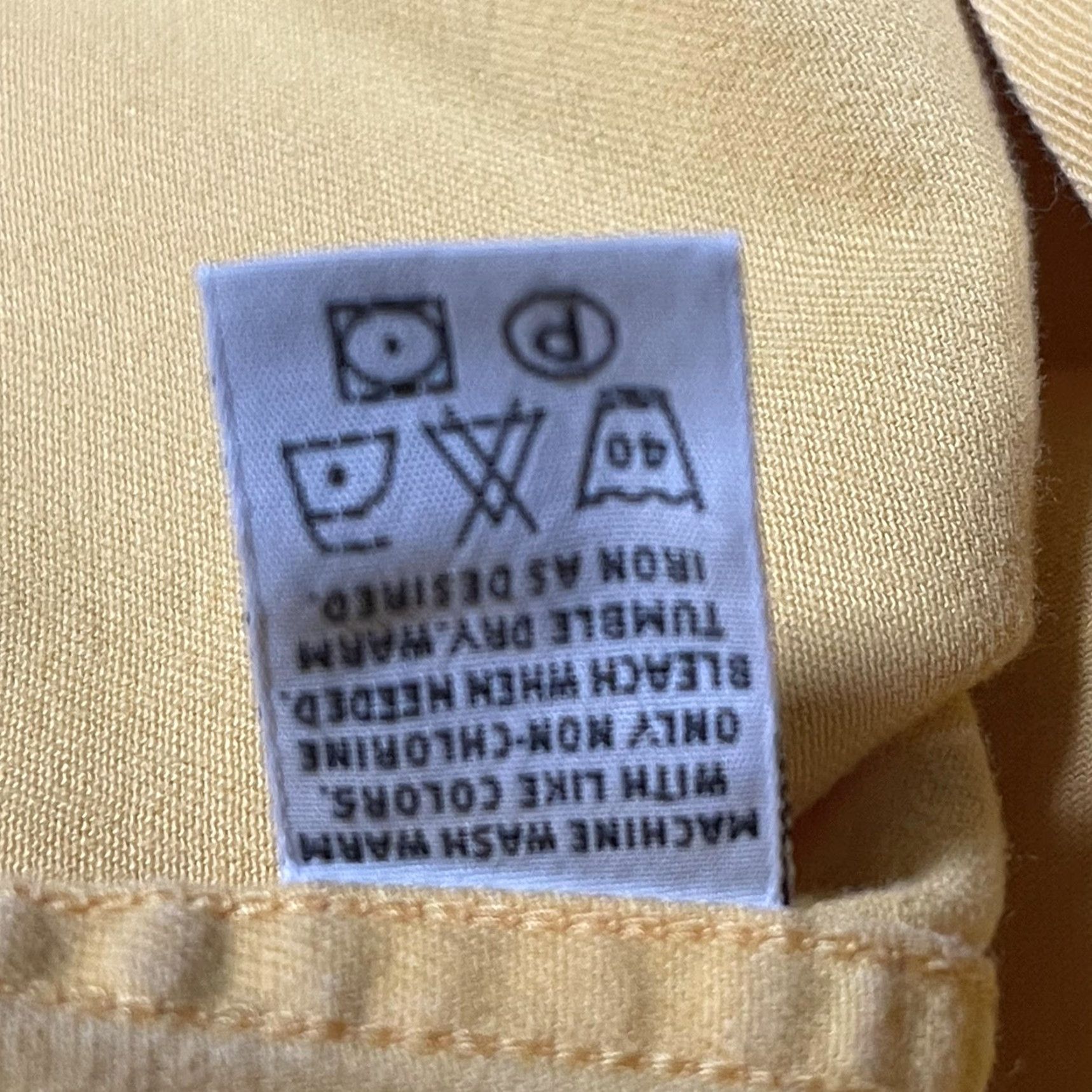 Eddie Bauer Eddie Bauer Shirt Mens XL Yellow Button-Down Long Sleeve Twill Cotton Pocket Button-Up Size US XL / EU 56 / 4 - 4 Thumbnail