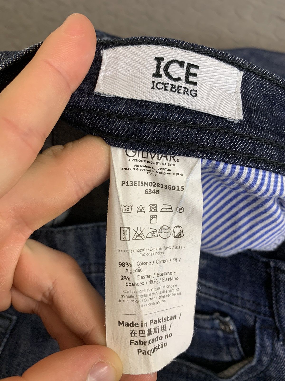 Iceberg Iceberg Gilmar Distressed Jeans Size US 28 / EU 44 - 8 Thumbnail