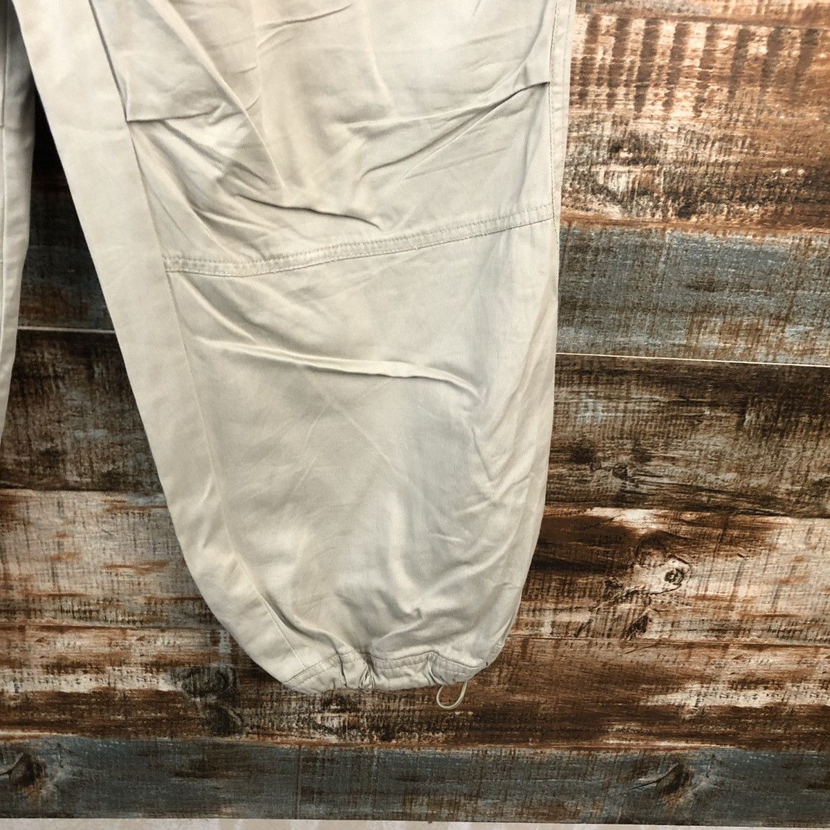 Japanese Brand Lava Bay Cream Cargo Multipocket Pants #A2539 Size US 35 - 12 Thumbnail