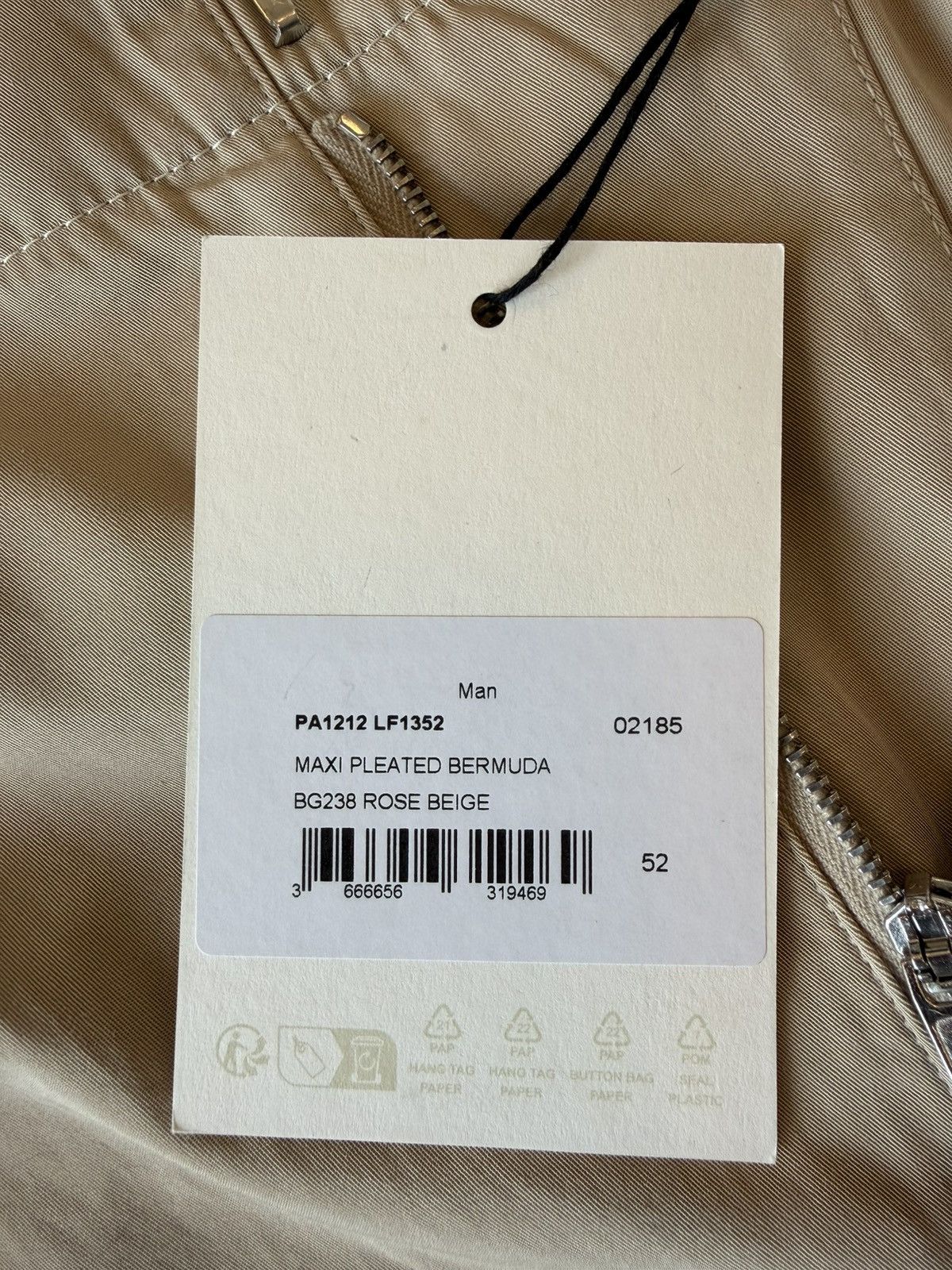Lemaire Lemaire Maxi Pleated Bermuda Size US 33 - 8 Thumbnail