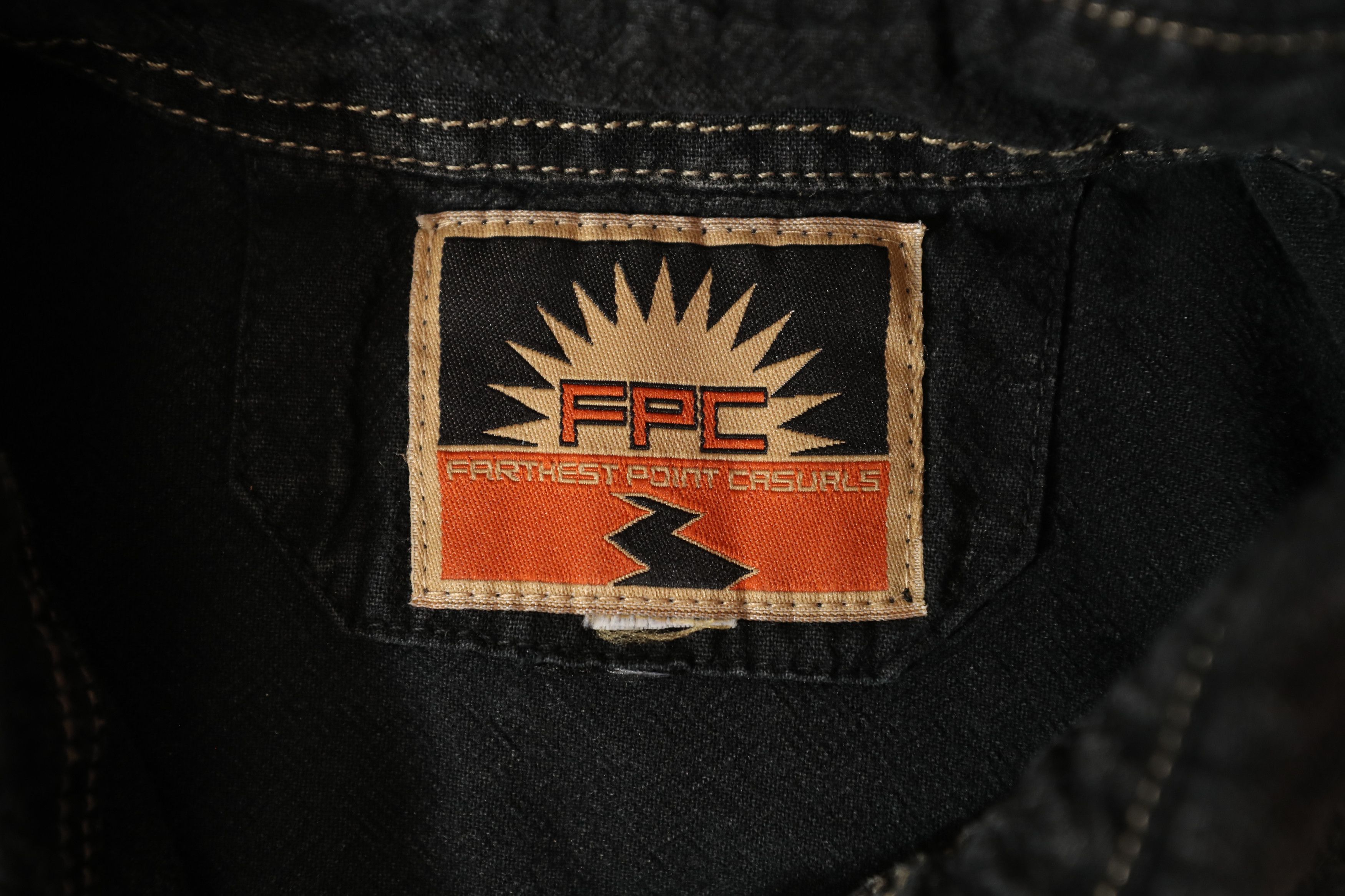 Vintage Farthest Point Casuals Grey Denim Button Up Shirt (L) Size US L / EU 52-54 / 3 - 10 Thumbnail
