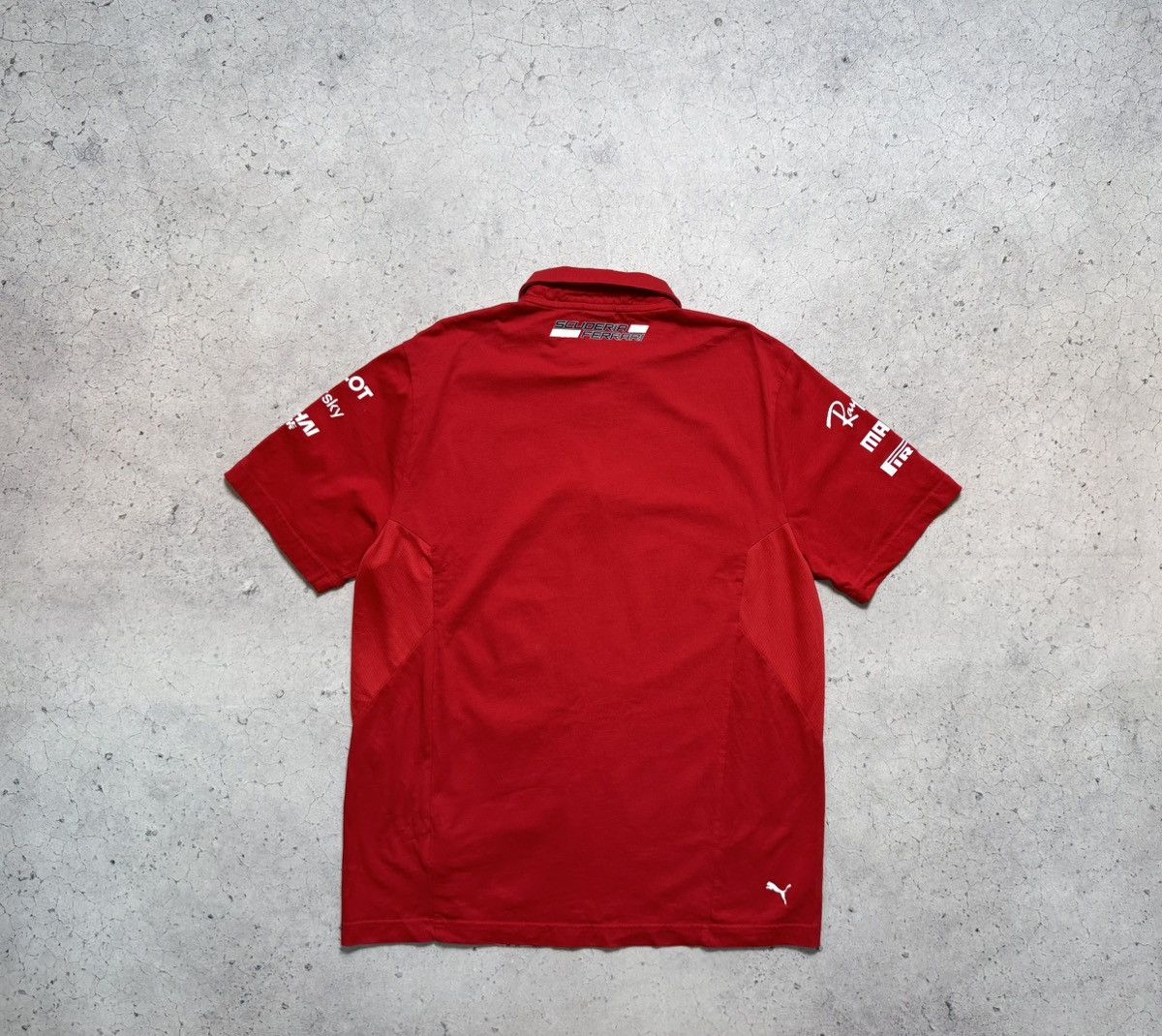 Ferrari × Puma Puma Ferrari Pirelli Racing Polo Shirt Vintage Size US XL / EU 56 / 4 - 2 Thumbnail
