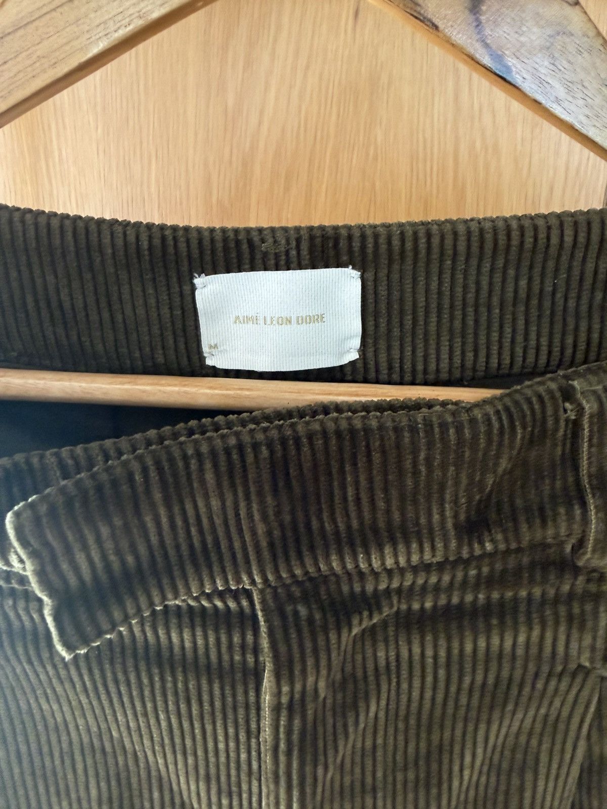 Aime Leon Dore Aime leon dore - double pleated corduroy pants - size M Size US 33 - 2 Thumbnail