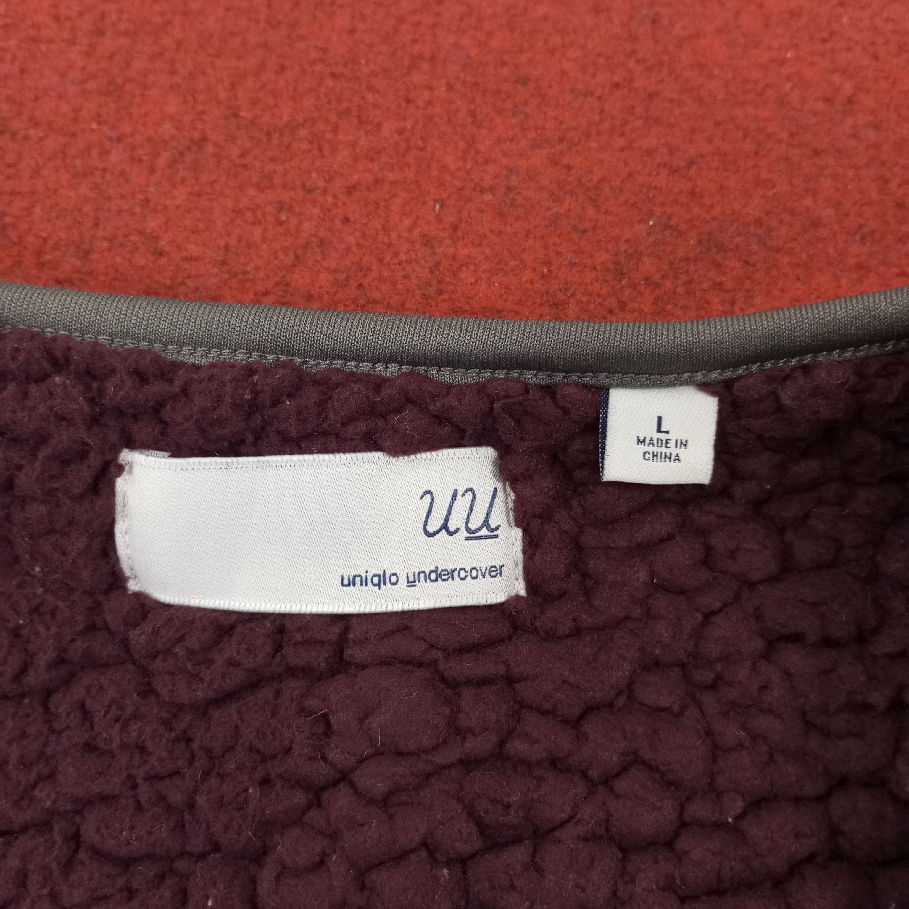 Japanese Brand Uniqlo Undercover Fashion Custom Art Sherpa Jacket c216n7 Size US L / EU 52-54 / 3 - 5 Thumbnail