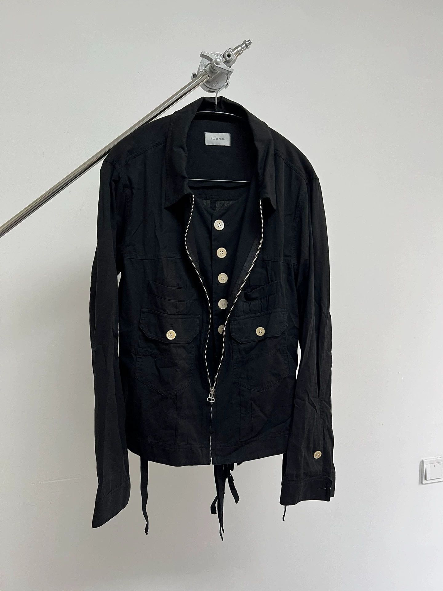Bed j.w. Ford Bed J.W. Ford 21AW Layered Jacket with Ribbon 0 Size XS / US 0-2 / IT 36-38 - 2 Thumbnail
