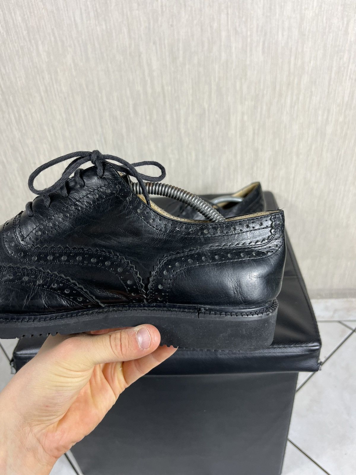 Hugo Boss Vintage Hugo Boss leather casual shoes avant garde classic Size US 9 / EU 42 - 9 Thumbnail