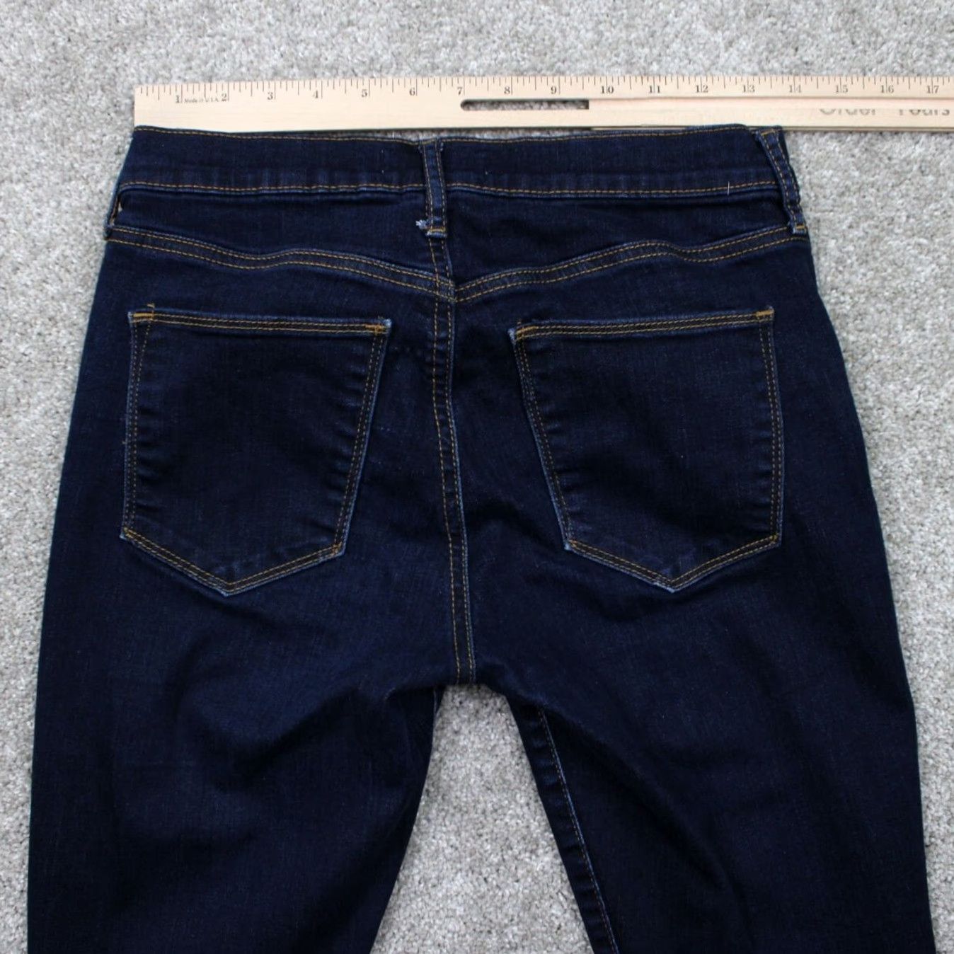 Gap GAP True Skinny Jeans Womens 6 Blue Denim 5-Pocket Stretch 26" Inseam Jeans Size 28" / US 6 / IT 42 - 7 Thumbnail