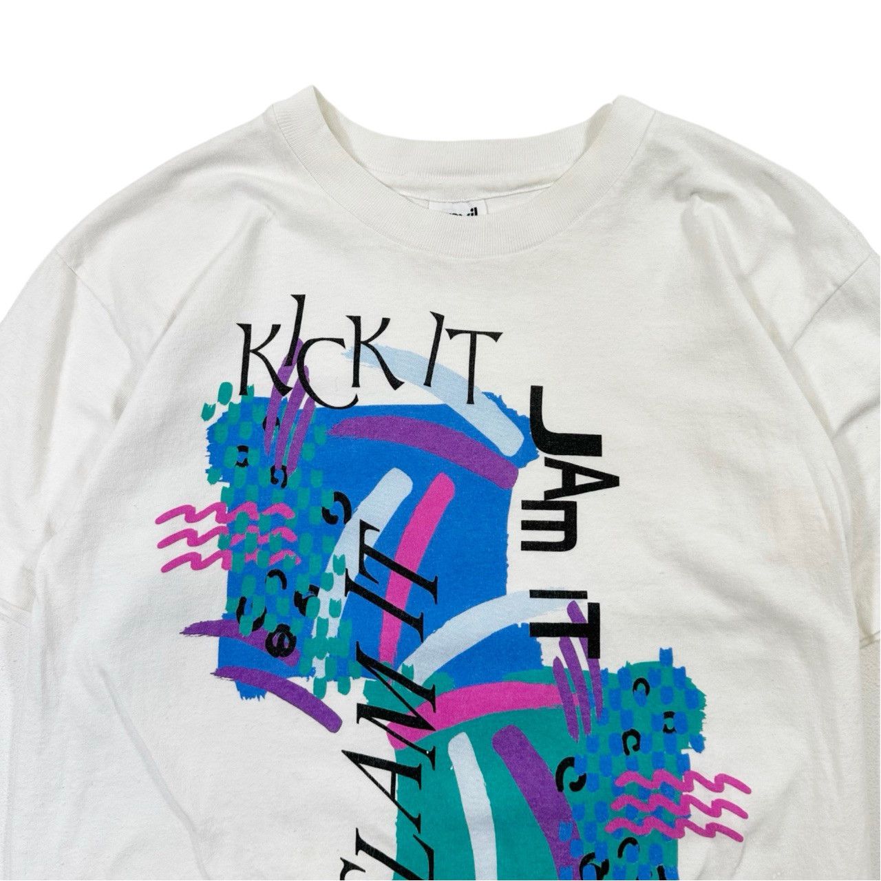 Vintage Vintage 90s Single Stitch Kick It Jam It Slam It Graphic Size US M / EU 48-50 / 2 - 2 Thumbnail