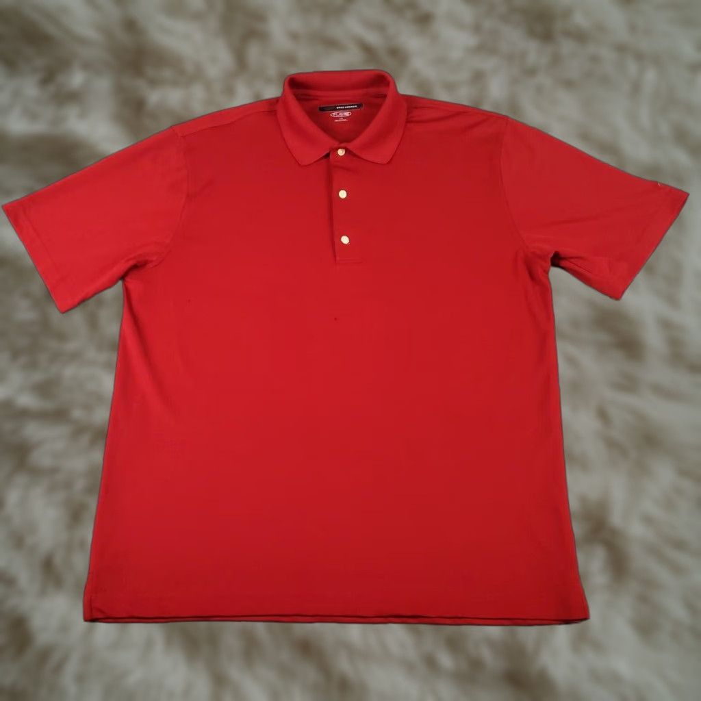 Vintage Greg Norman Polo Shirt Mens L Red Polo Shirt Casual Short Sleeve Golf Baseball Size US L / EU 52-54 / 3 - 1 Thumbnail