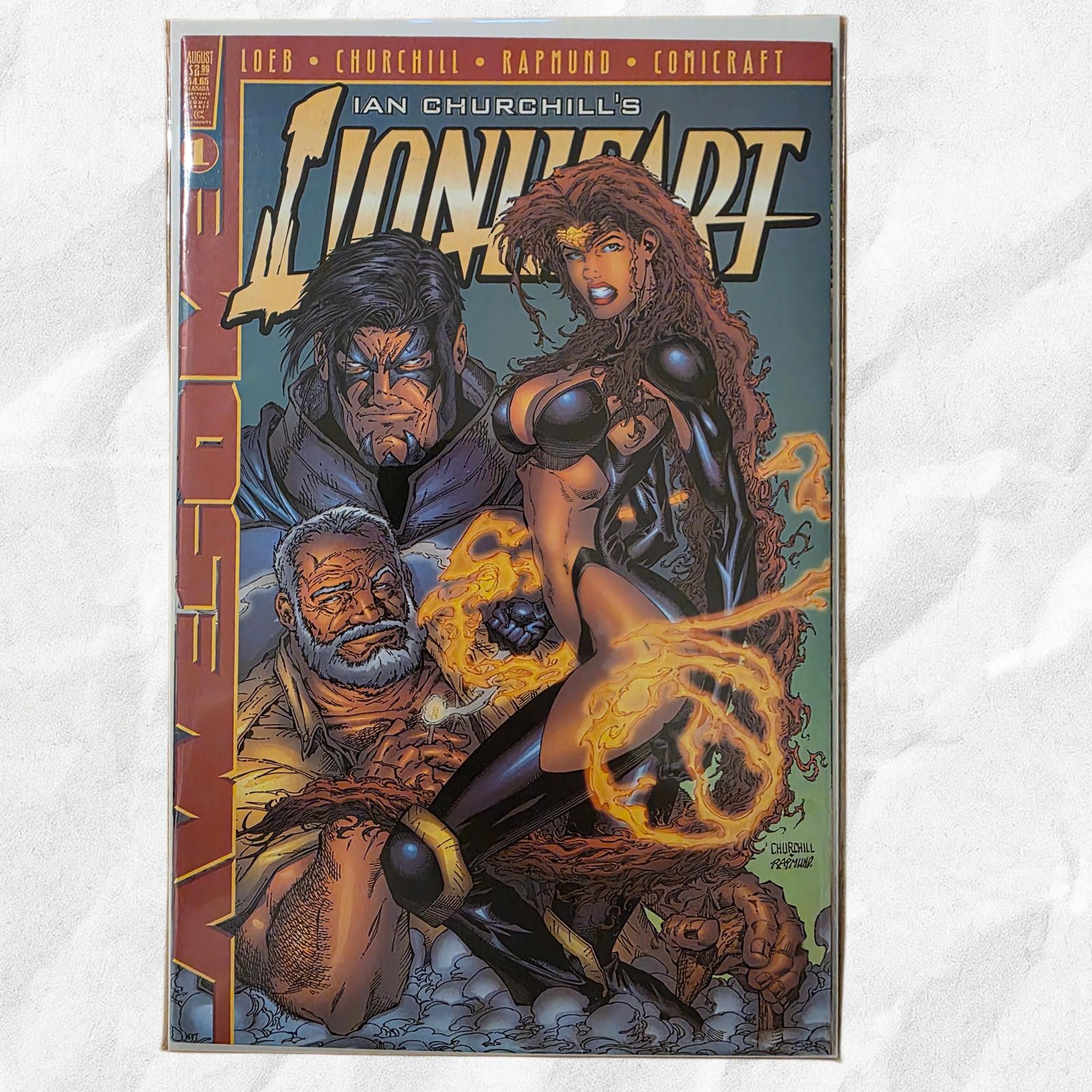 Fucking Awesome Lionheart #1 NM 1999 Churchill Variant Awesome Comic (C) Size ONE SIZE - 6 Thumbnail