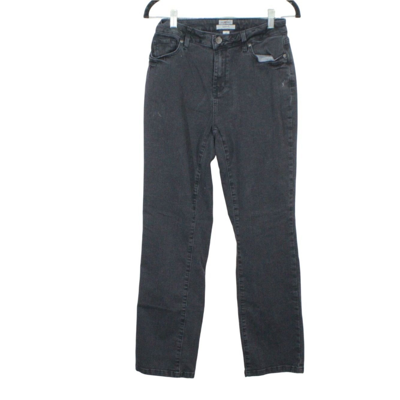 L.L. Bean LL Bean True Shape Jeans High Rise Straight Leg Faded Size 28" / US 6 / IT 42 - 1 Thumbnail