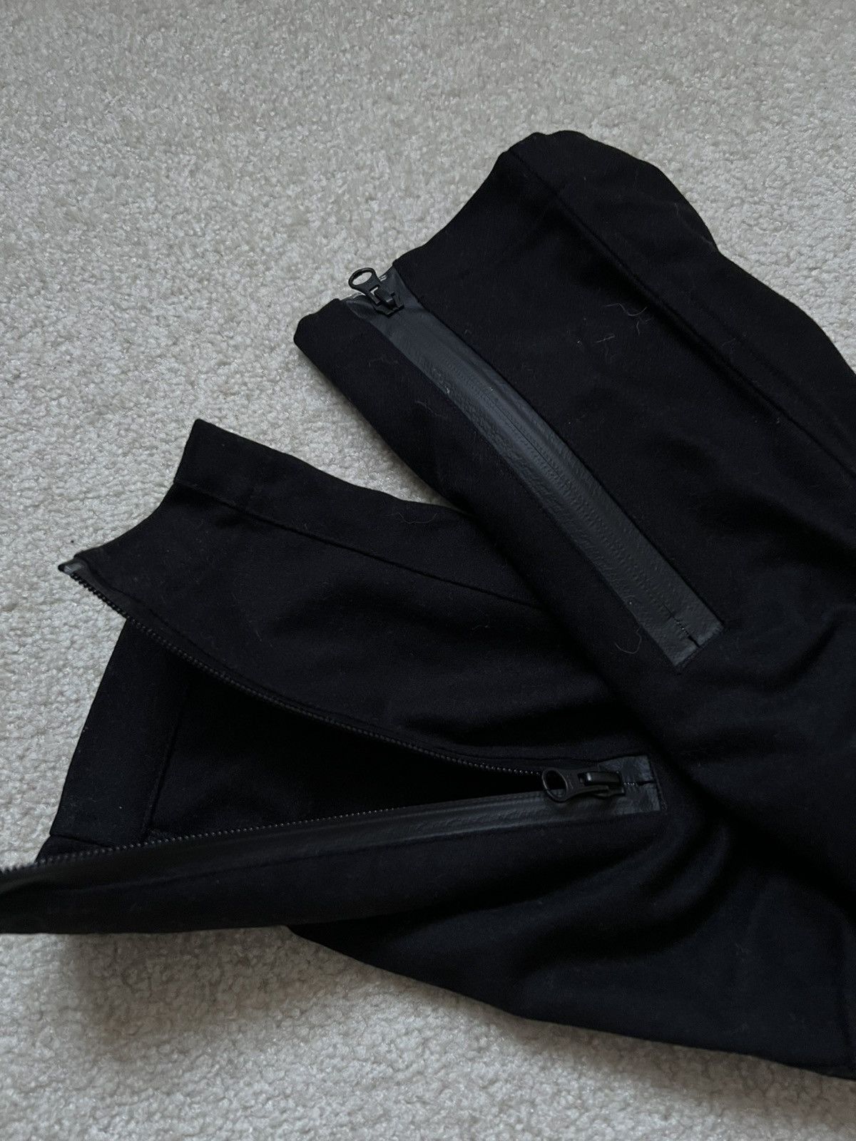 Y-3 Y-3 Black Wool Cargo Pants Size US 30 / EU 46 - 10 Thumbnail